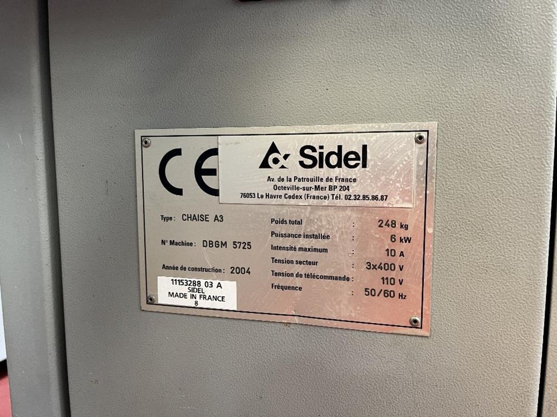 SIDEL SBO 16 PET stretch blow moulding machine - Image 47 of 62