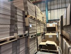 (14) Pallets of cardboard cartons