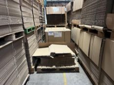 (6) Pallets of cardboard special fitting