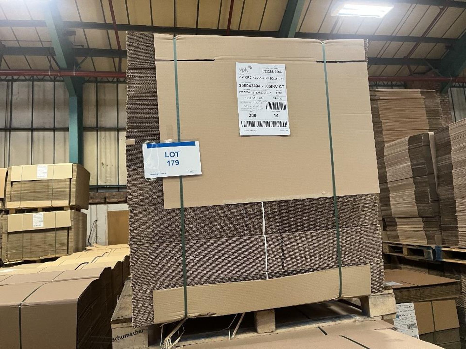 (9) Pallets of cardboard cartons - Image 2 of 5