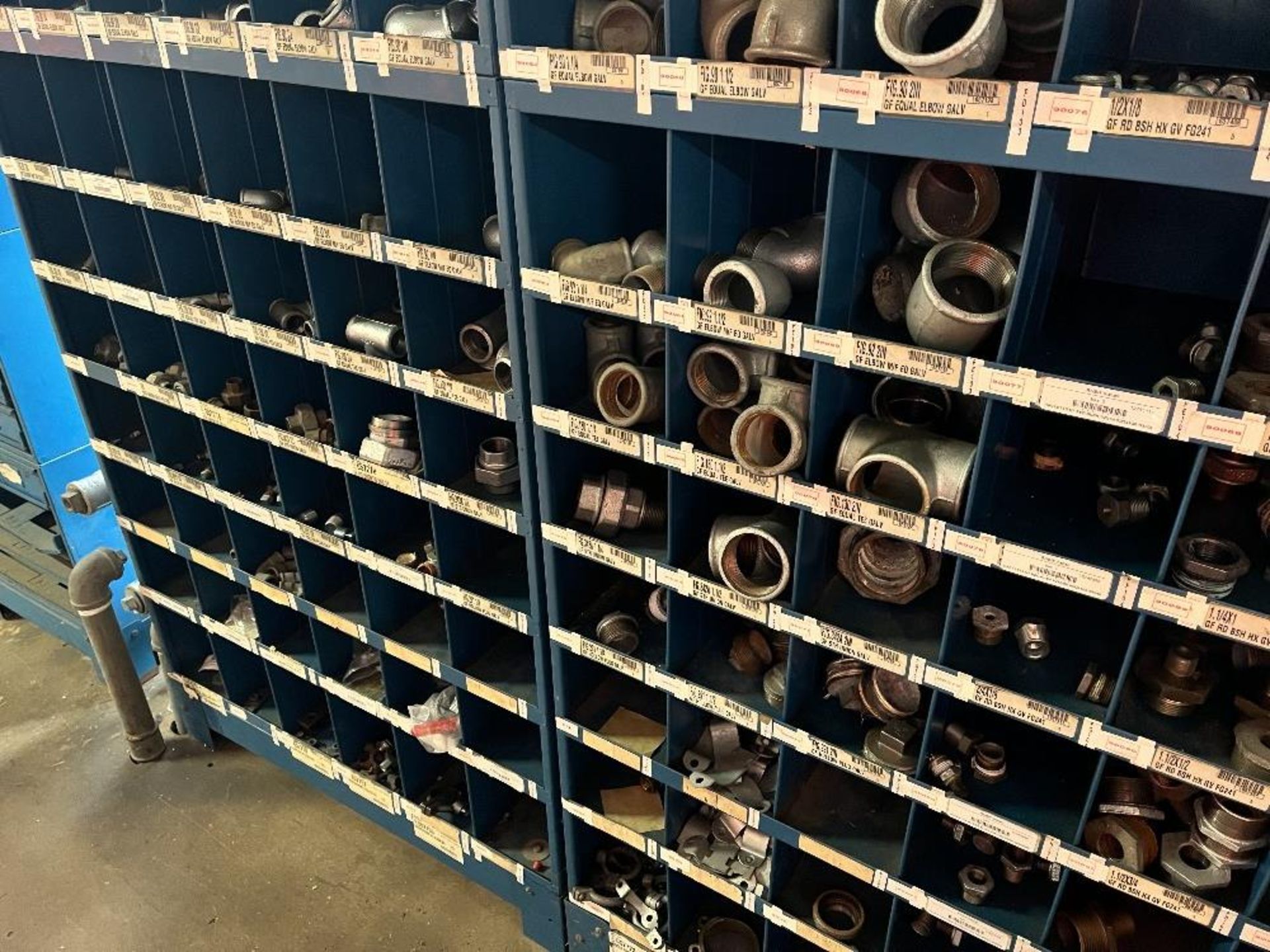Contents of mezzanine floor containing large range of machine spare parts and consumables - Image 29 of 47