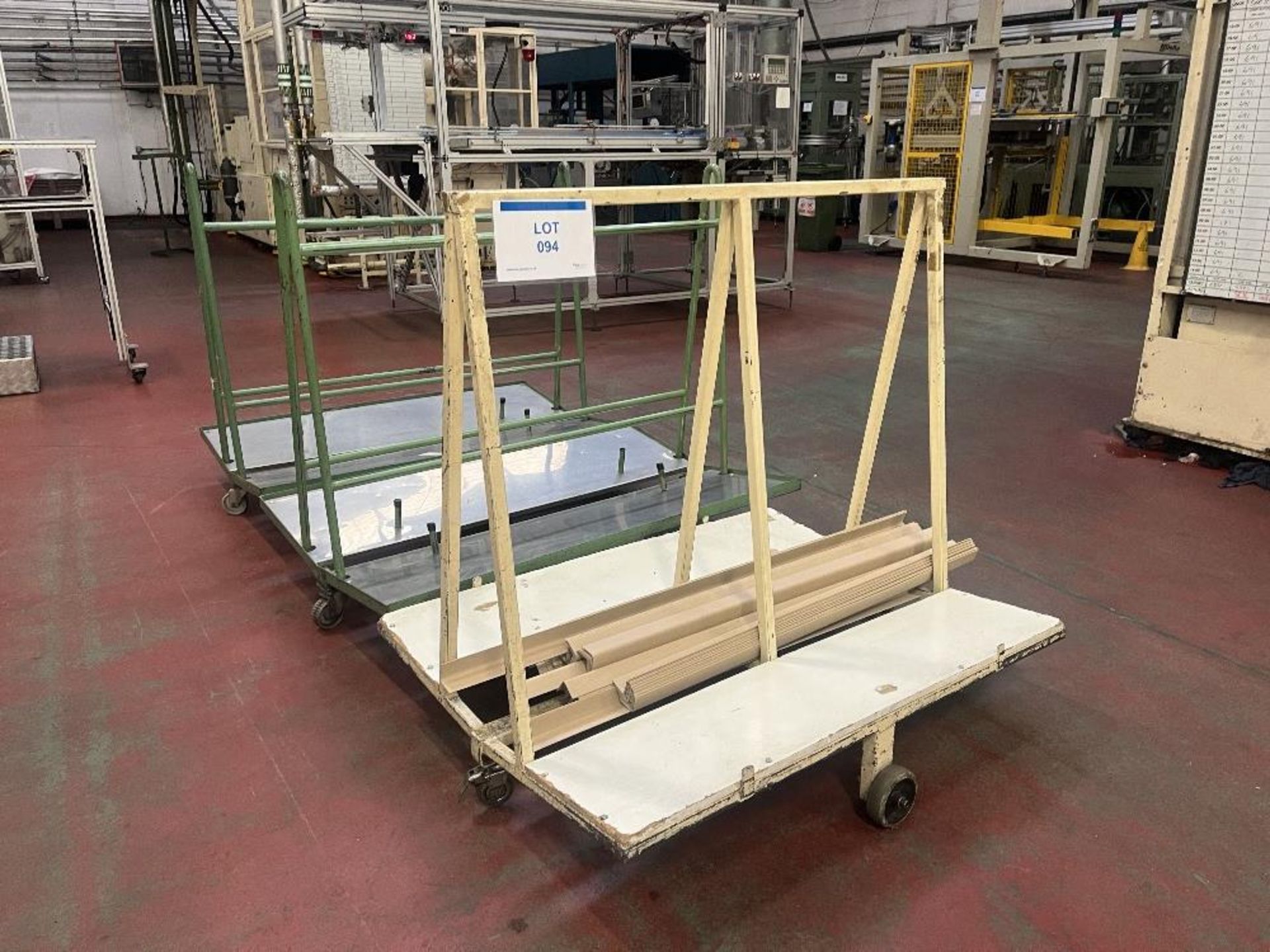 (3) Sheet stock trolley