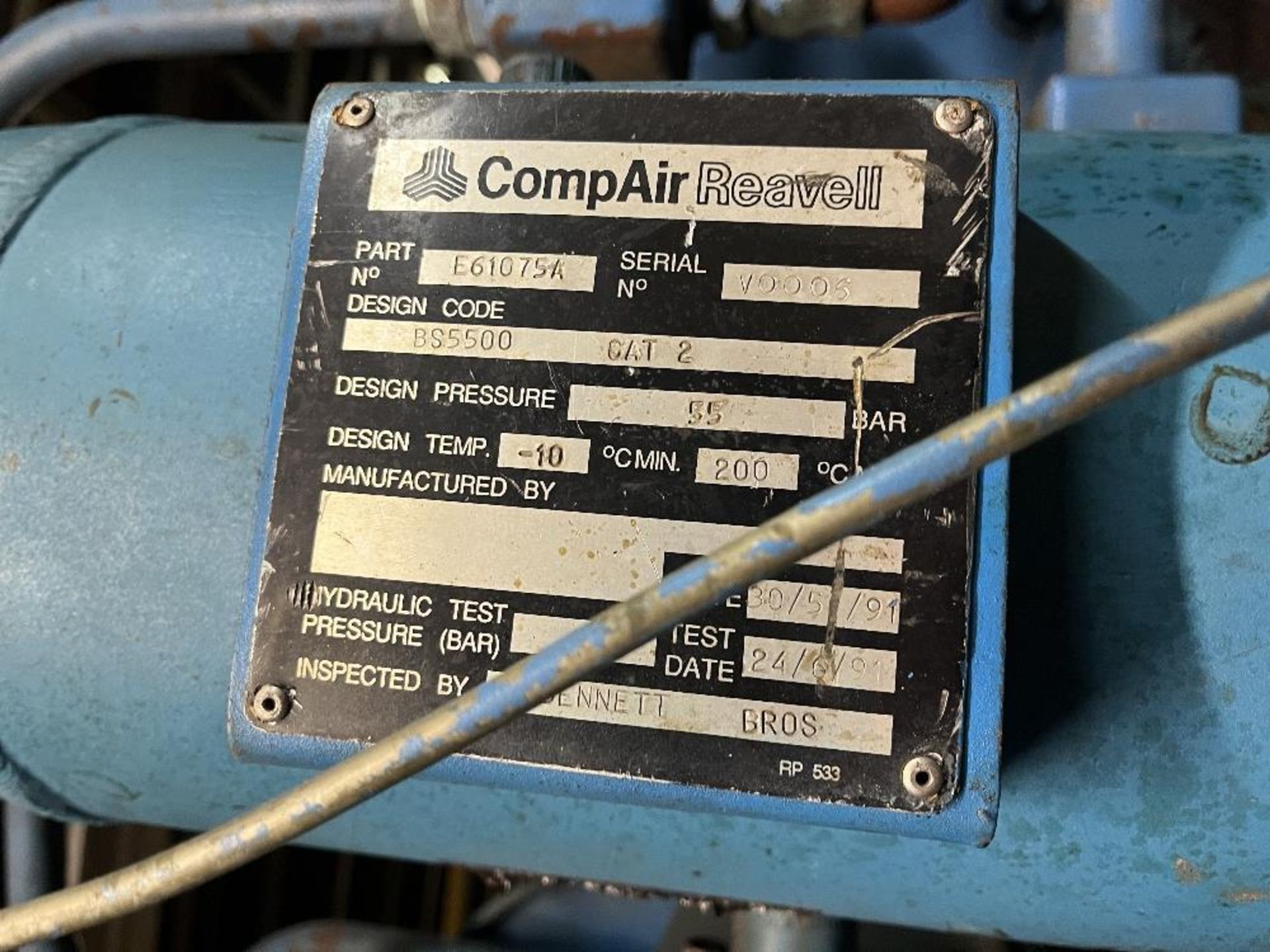 Compair Reavell 5000 Type VM500 twin head compressor - Image 6 of 10