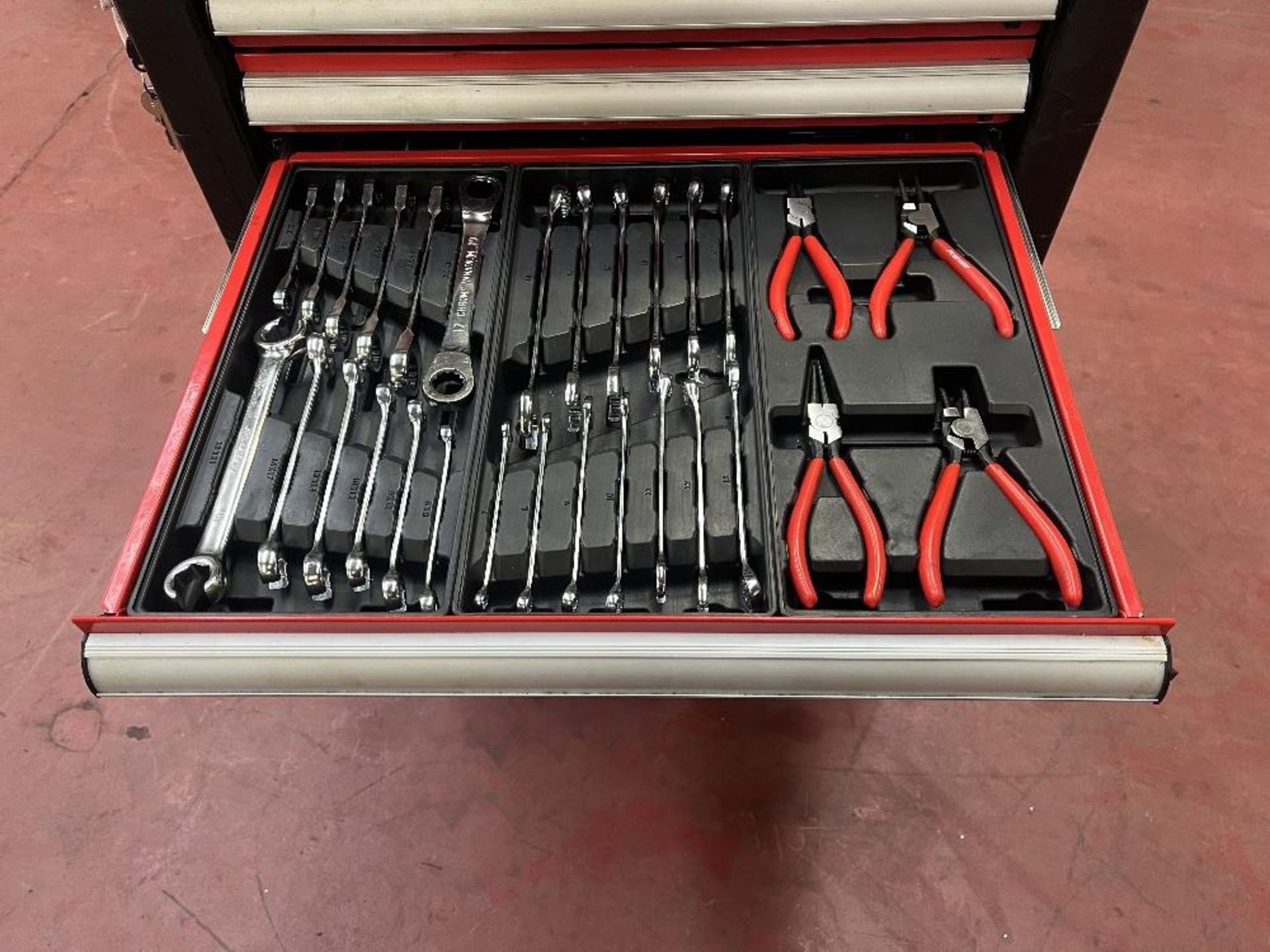 Mobile 8 drawer tool cabinets with contents - Bild 7 aus 12