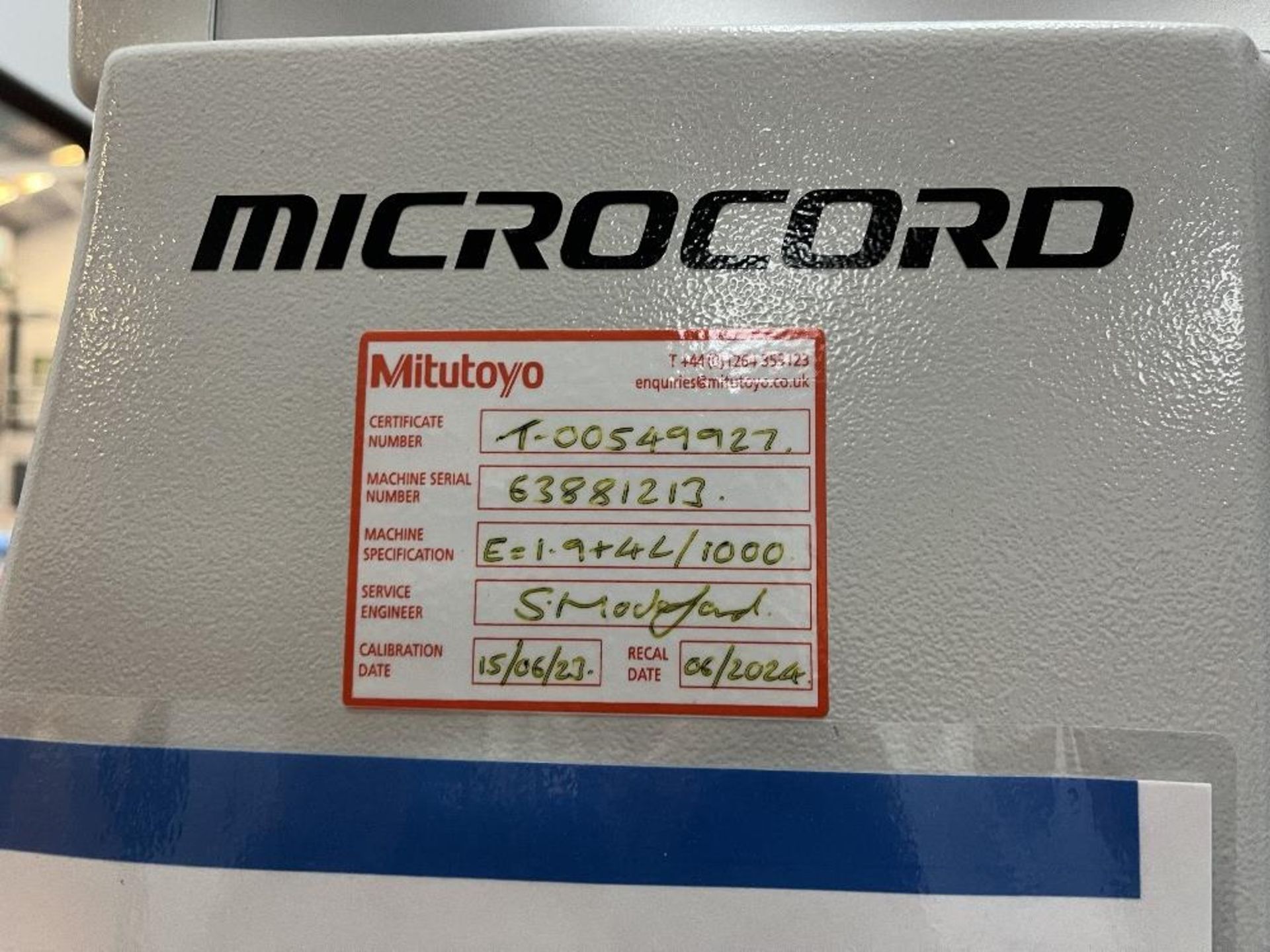 MITUTOYO microcord crysta-apex coordinate measuring machine - Image 6 of 12