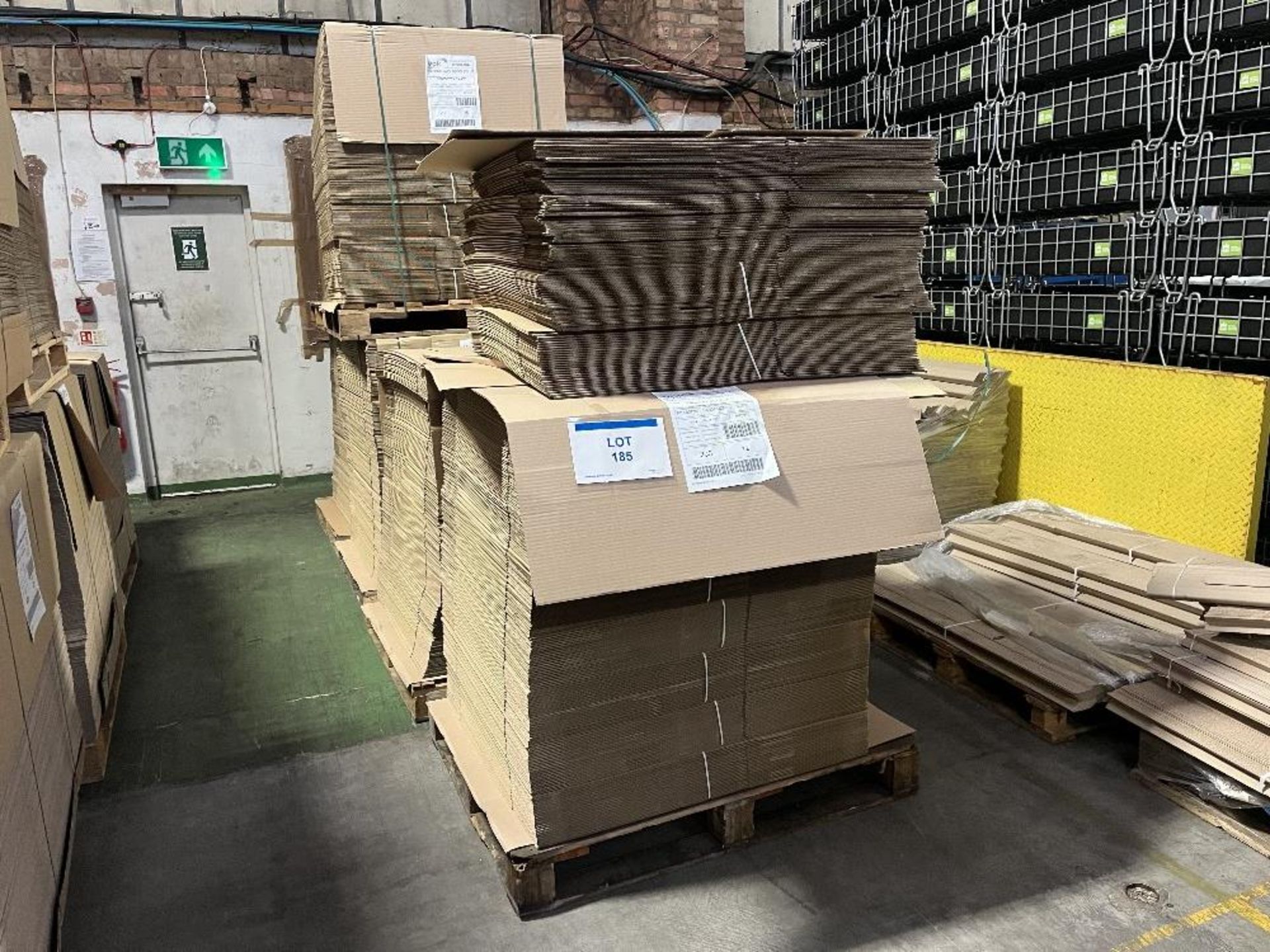 (6) Pallets of cardboard cartons