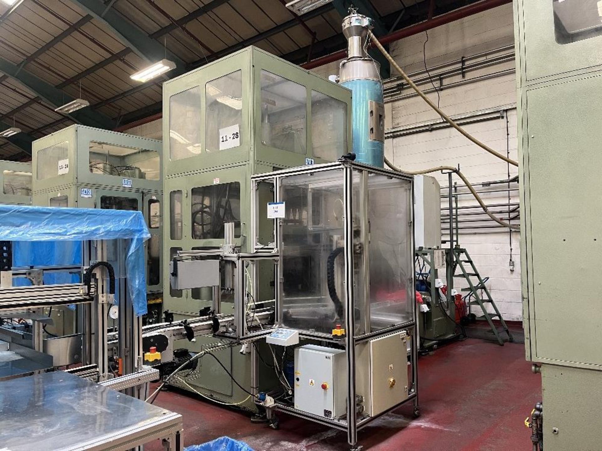 AOKI type SBIII-250LL-50 blow moulding machine - Image 3 of 23