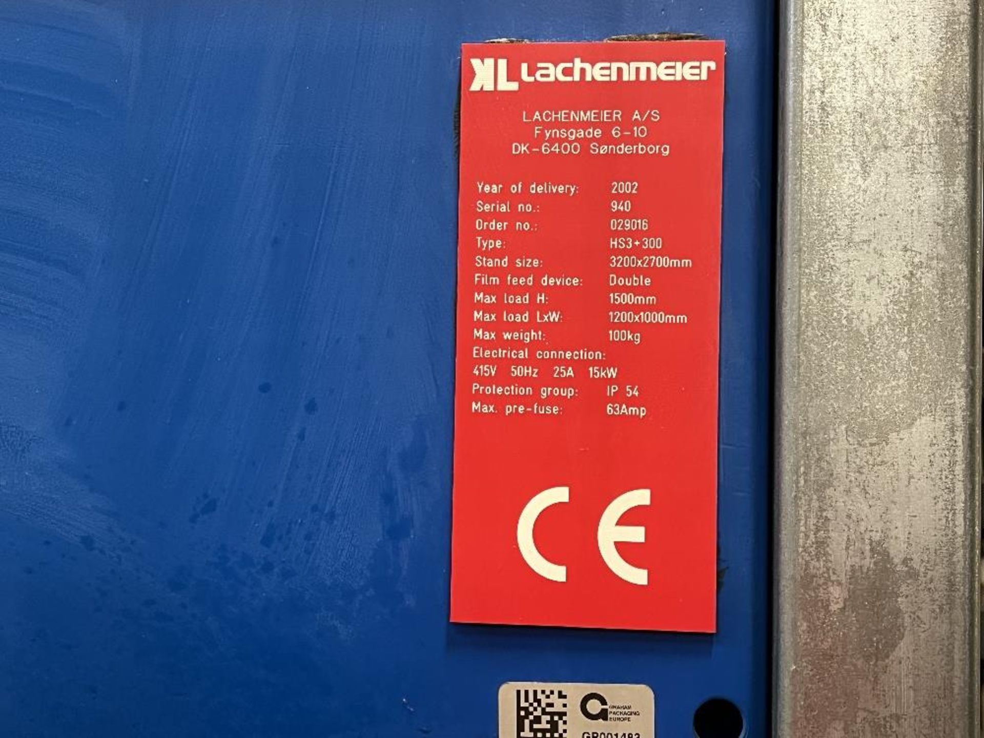 Lachenmeier Type HS3+300 pallet wrapping machine - Bild 12 aus 14