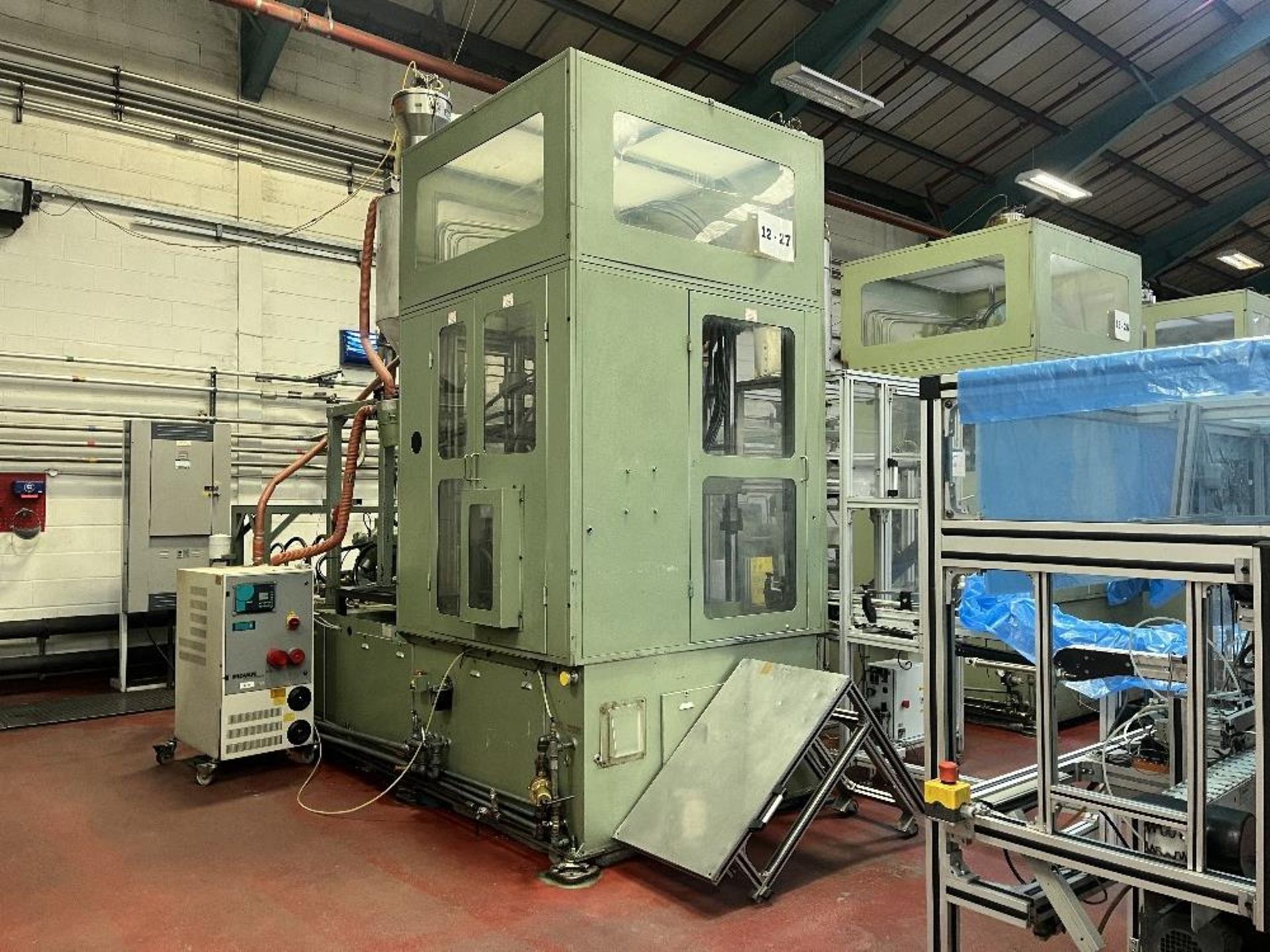 AOKI type SBIII-250LL-50 blow moulding machine - Image 26 of 27