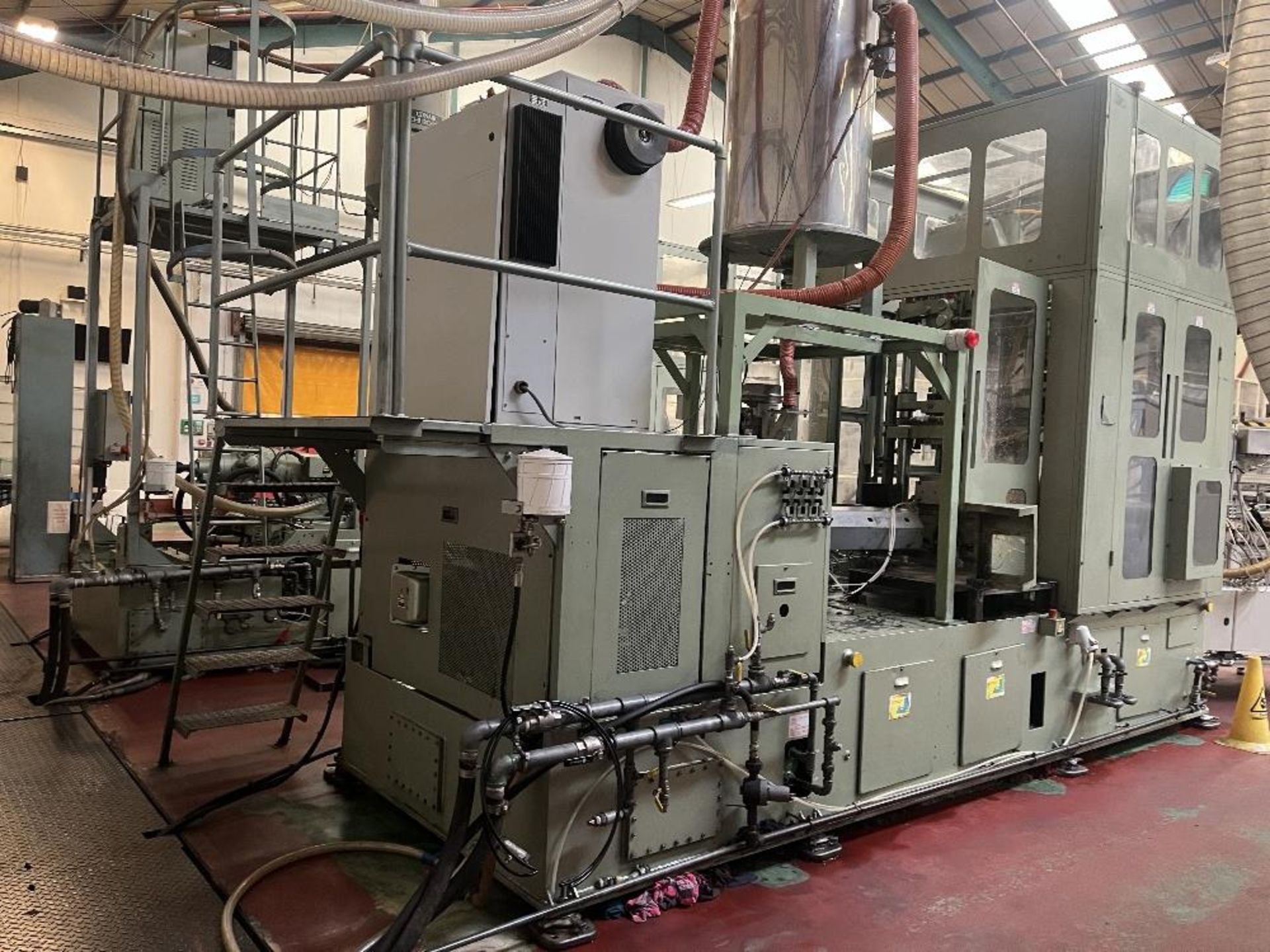 AOKI type SBIII-250LL-50 blow moulding machine - Image 16 of 21