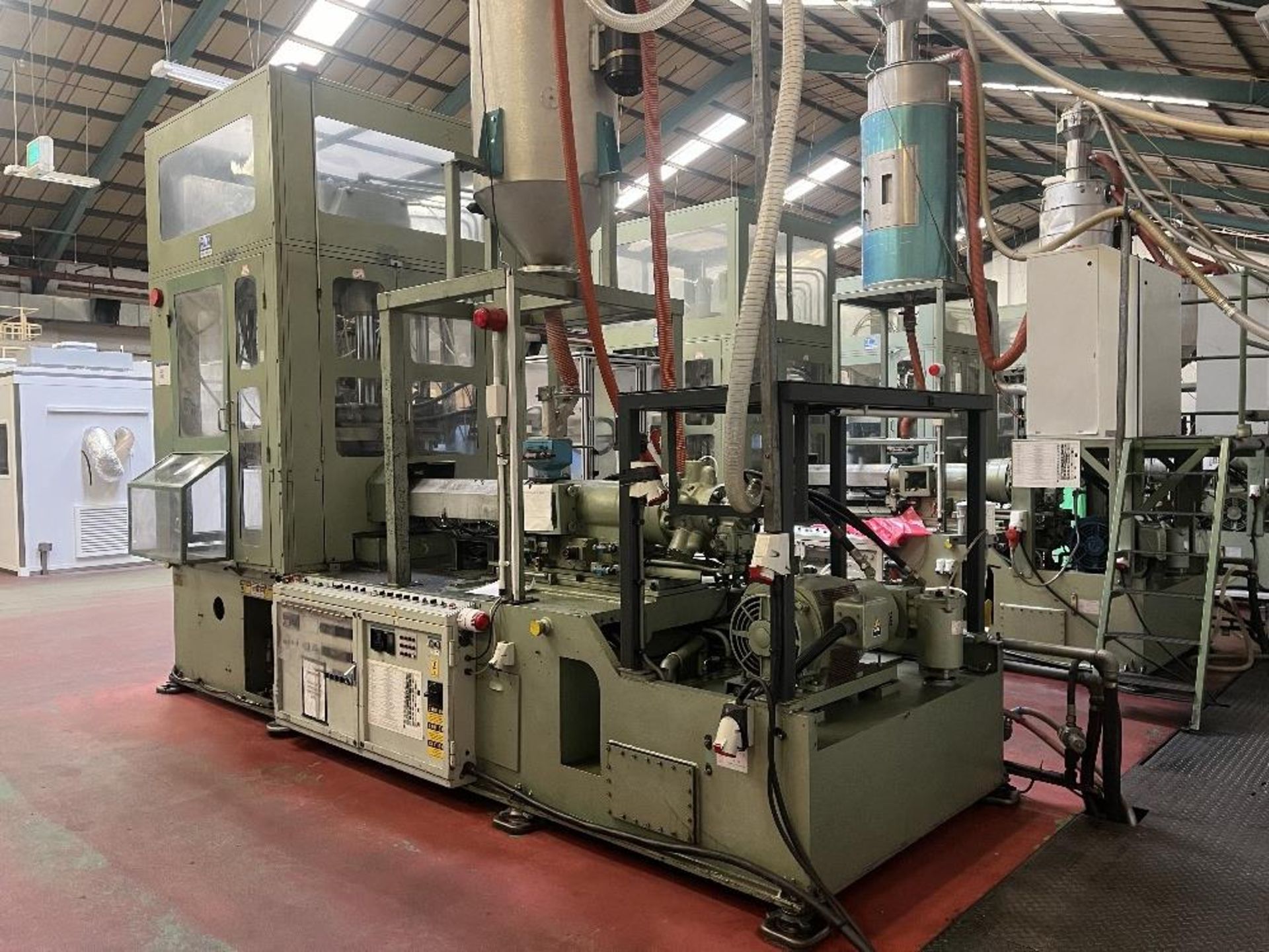 AOKI type SBIII-250LL-50 blow moulding machine - Image 10 of 16