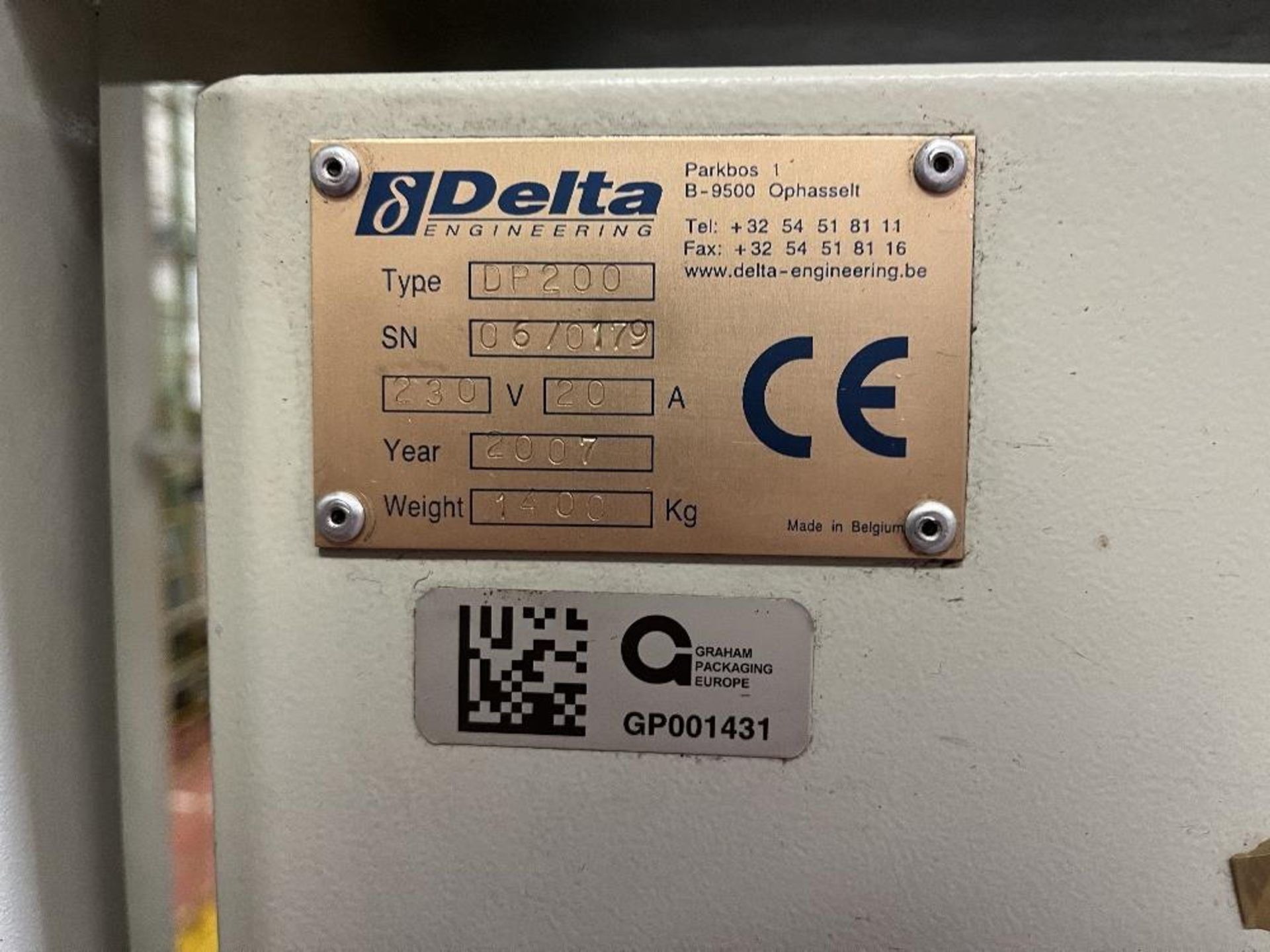 DELTA engineering Type DP200 semi automatic bottle palletiser - Bild 4 aus 7