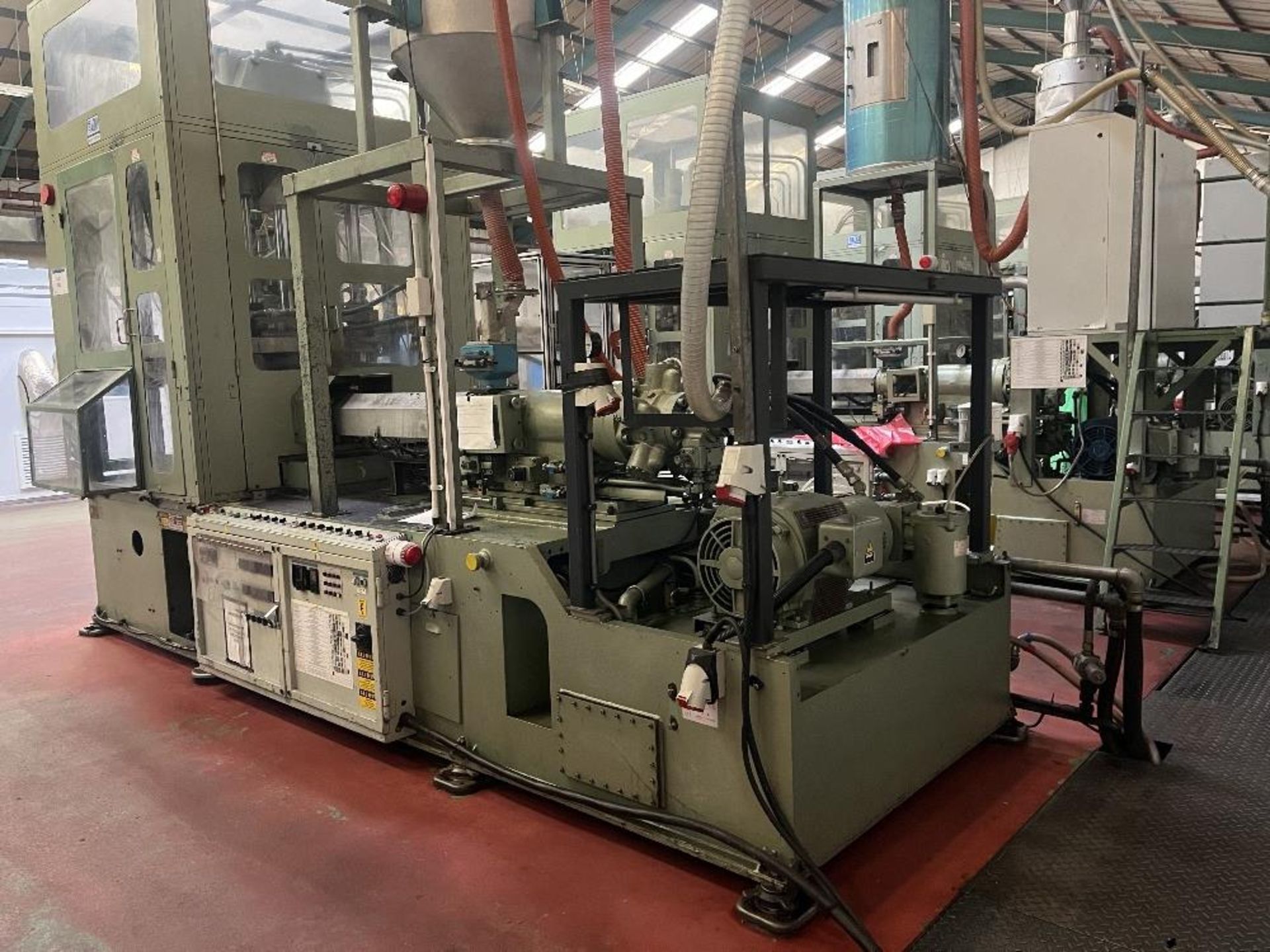 AOKI type SBIII-250LL-50 blow moulding machine - Image 8 of 16