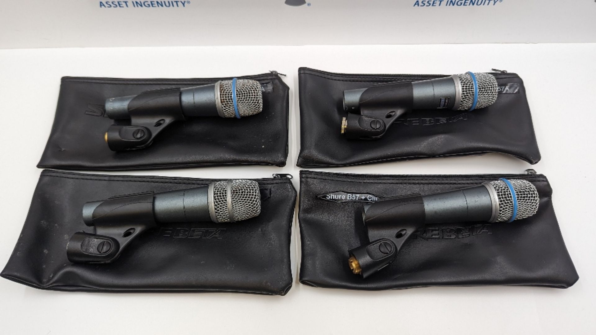 (4) Shure Beta 57A Dynamic Instrument Microphones - Image 2 of 3