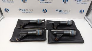 (4) Shure Beta 57A Dynamic Instrument Microphones