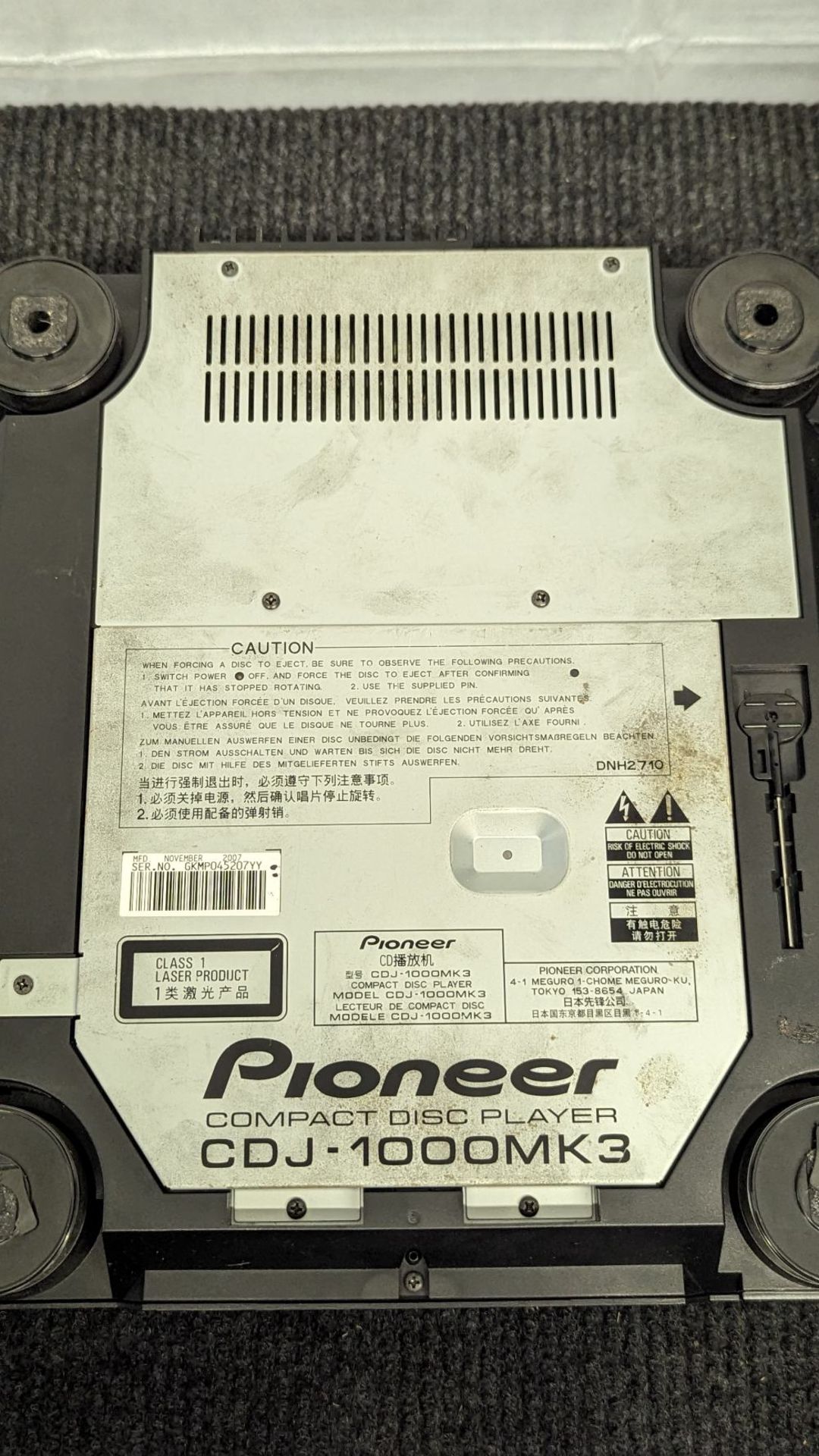 Pioneer CDJ1000 MK3 Digital DJ Deck - Image 4 of 4