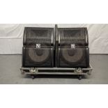 (2) Electro-Voice TX1152FM Floor Monitor Speakers