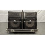 (2) Electro-Voice TX1152FM Floor Monitor Speakers