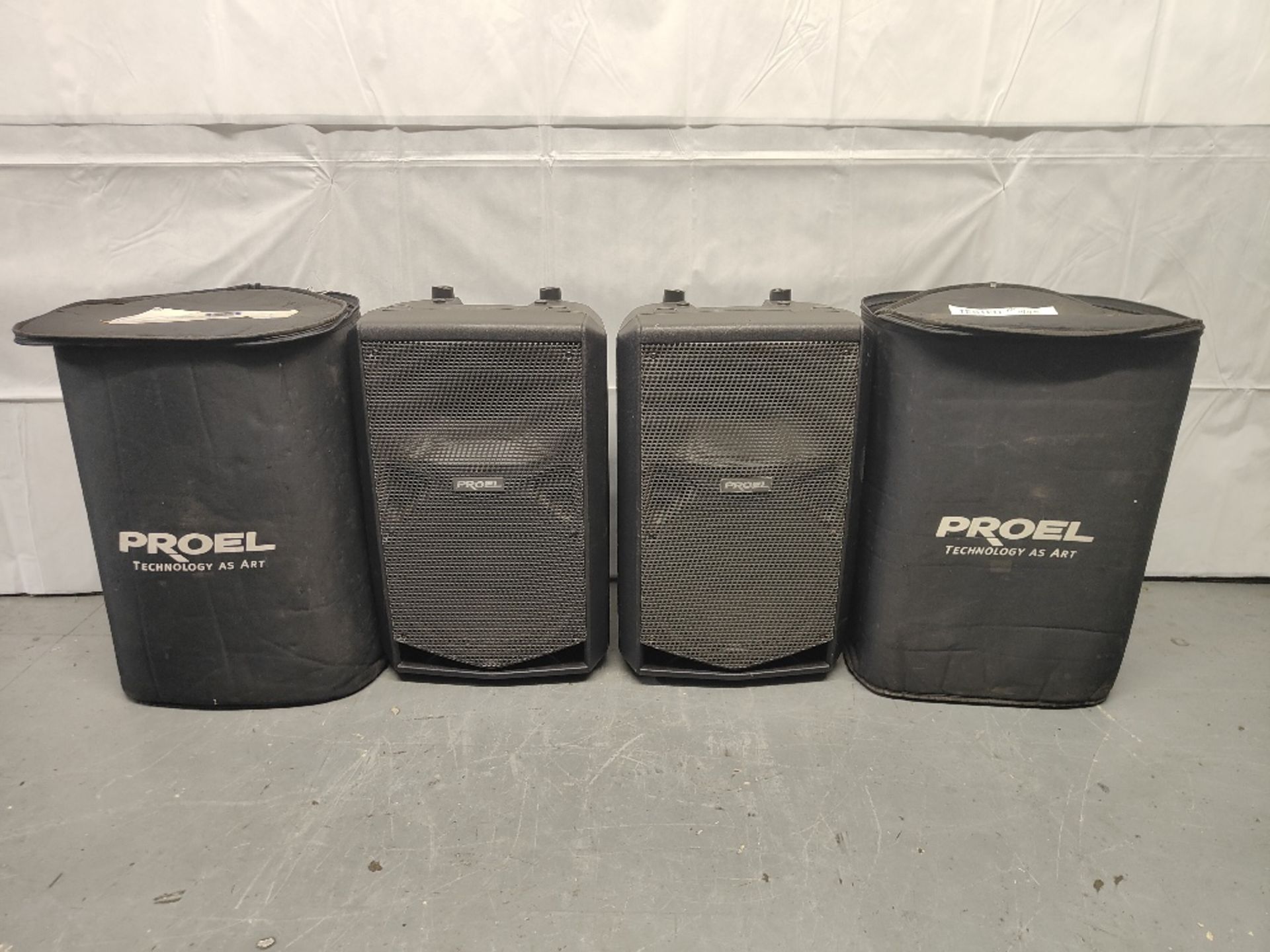 (2) Proel Flash 12HA Speakers