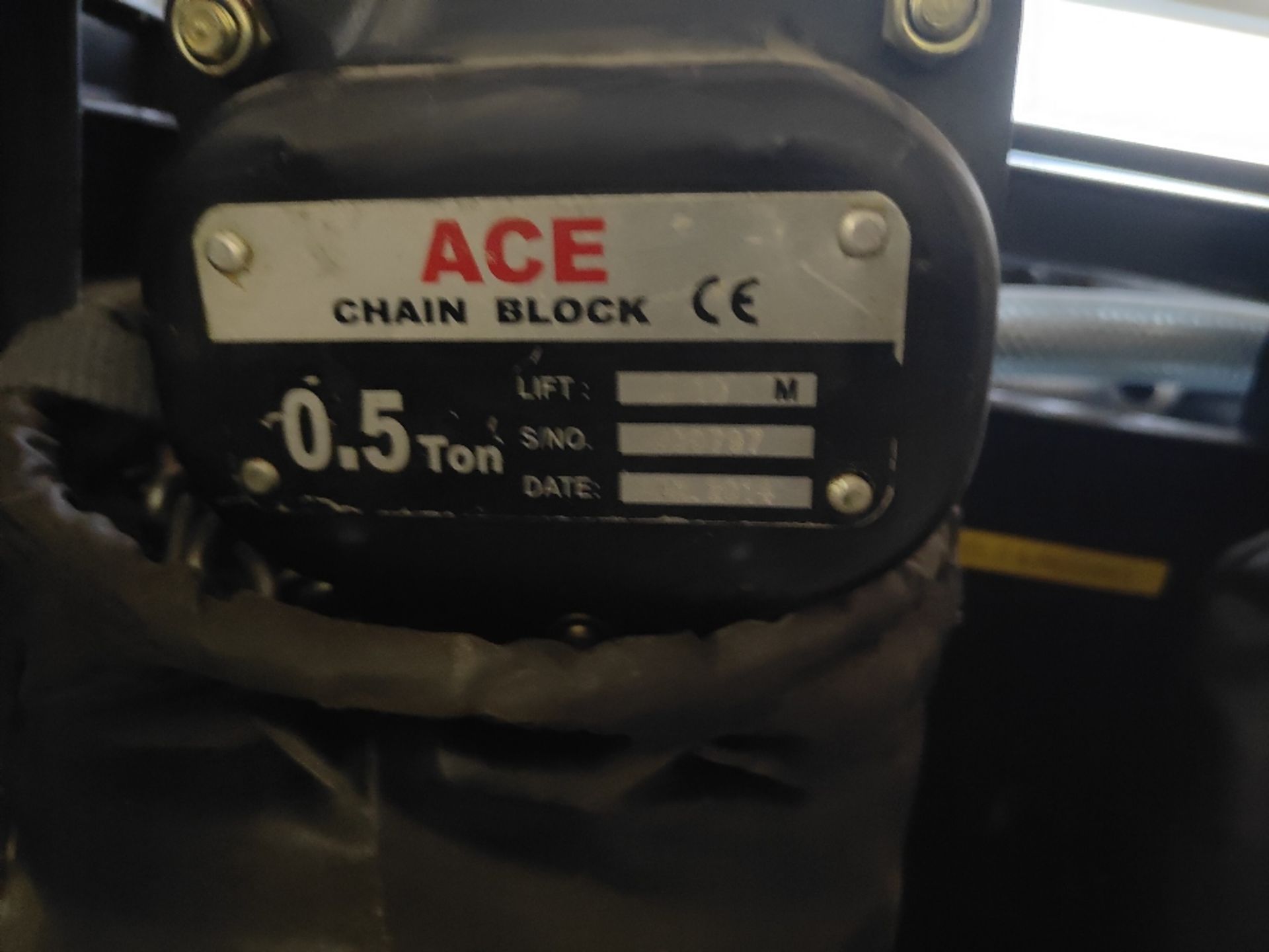 Lifting Equipment - To Include: (2) Ace 0.5 Ton Chain Blocks, Lifting Straps & Cables, Ropes - Image 2 of 6