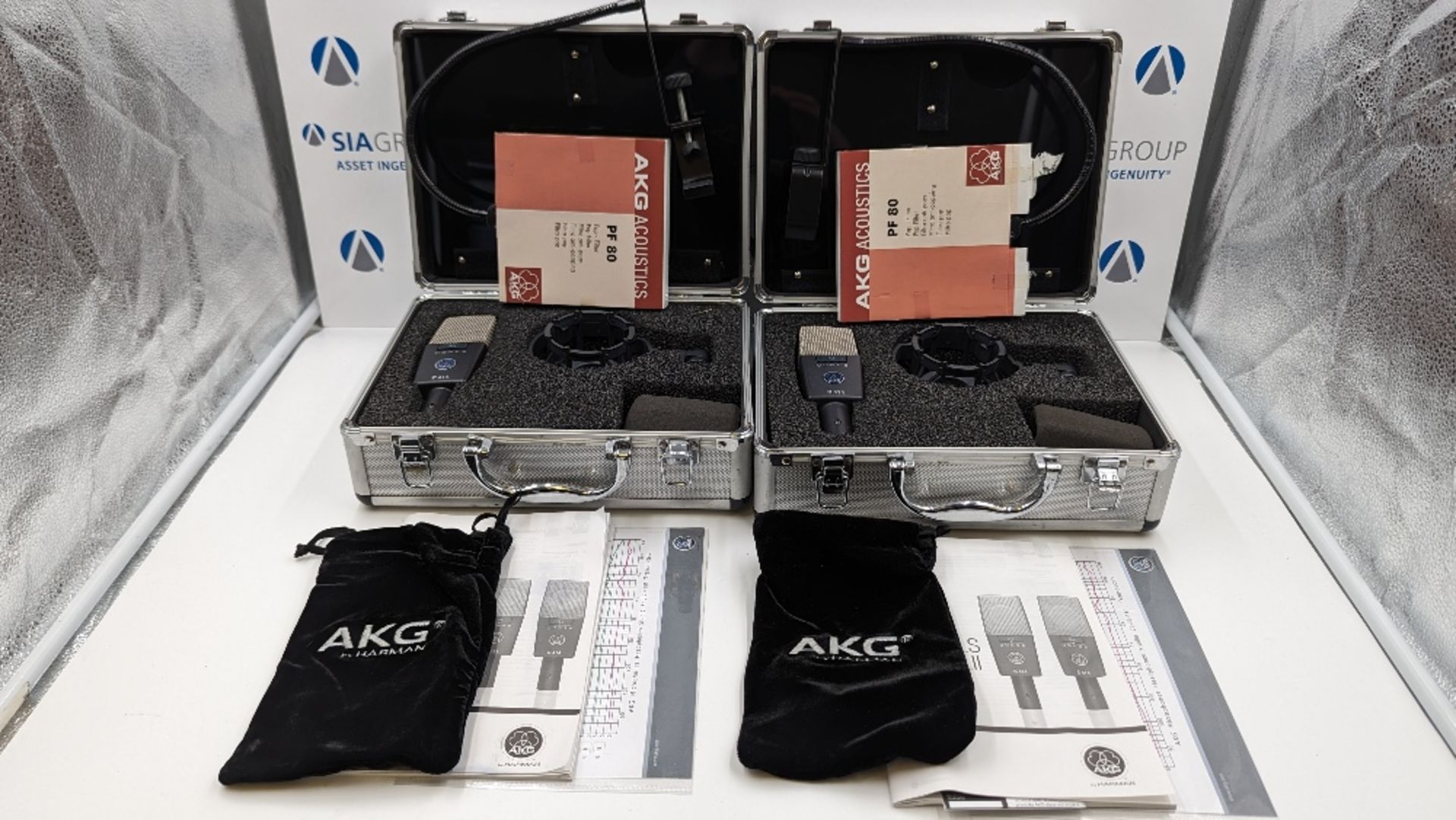(2) AKG C414 XLS Microphone Kits