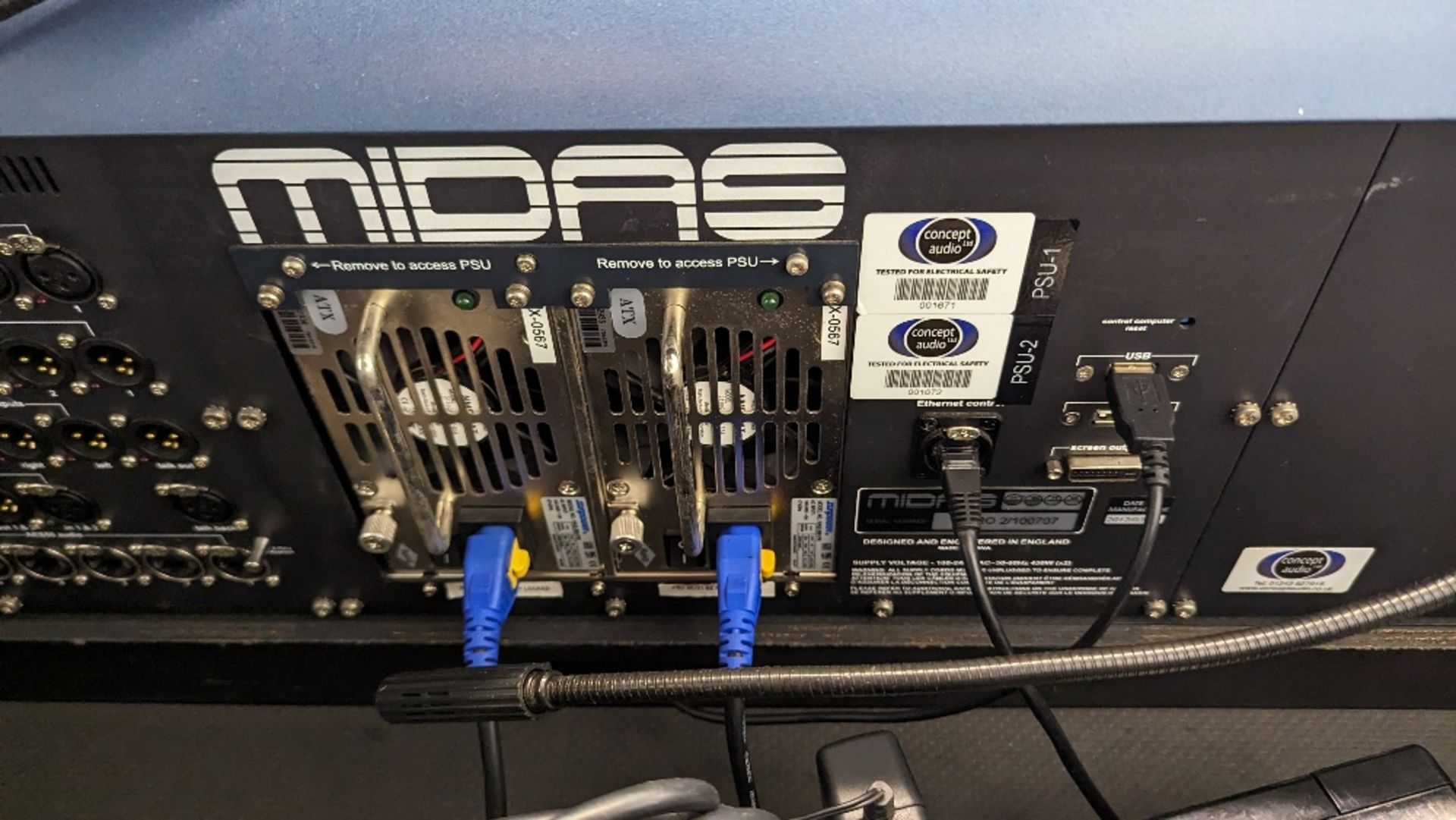 Midas Pro 2 Live Audio System Mixing Desk Console & Midas DL251 Digital Stage Box - Image 7 of 14