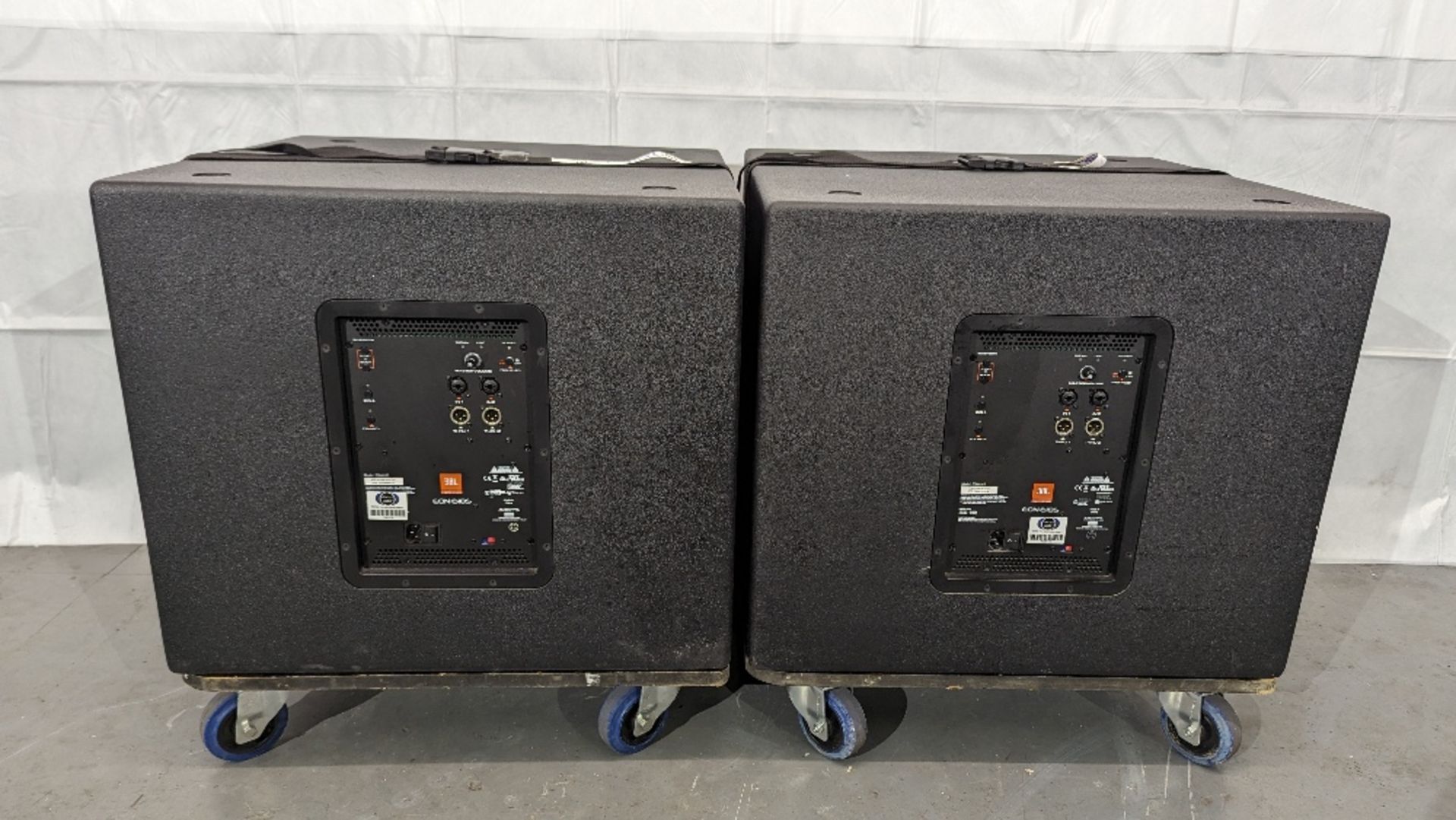 JBL PA Sound System - (2) JBL EON 615 Speakers, (2) JBL EON 618 Subs & Associated Equipment - Image 4 of 10