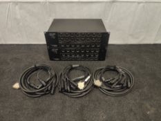 Whirlwind DS168R and DS168T Digital Snake Input Modules and Cabling