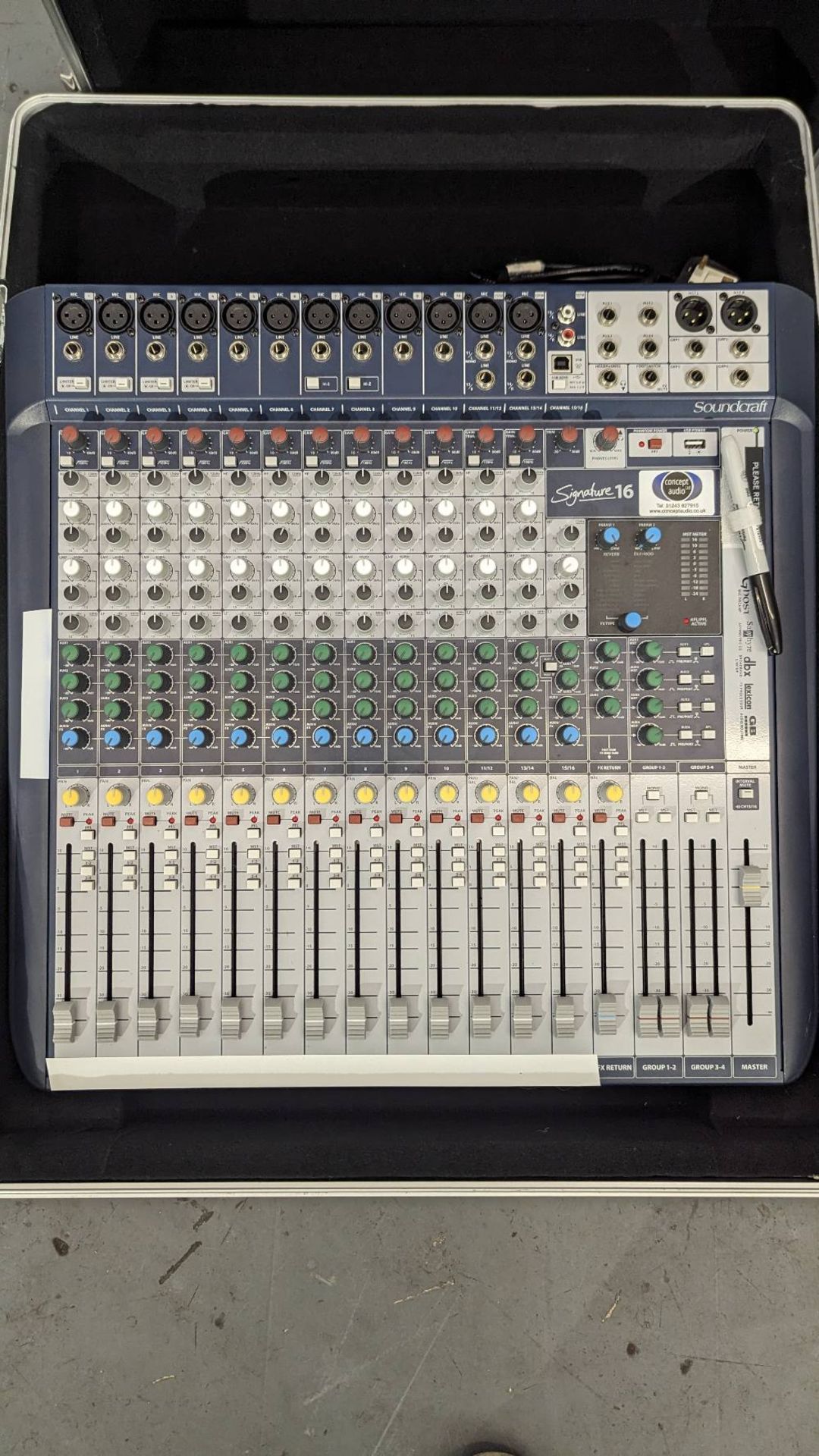 Soundcraft Signature 16 Analogue Mixing Desk Console - Bild 2 aus 4