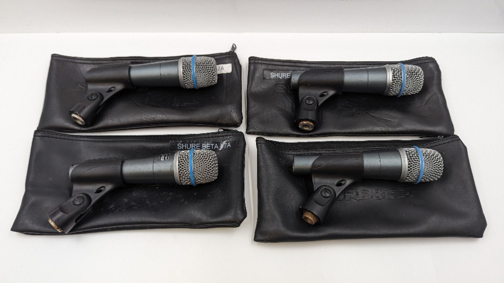 (4) Shure Beta 57A Dynamic Instrument Microphones - Image 2 of 3