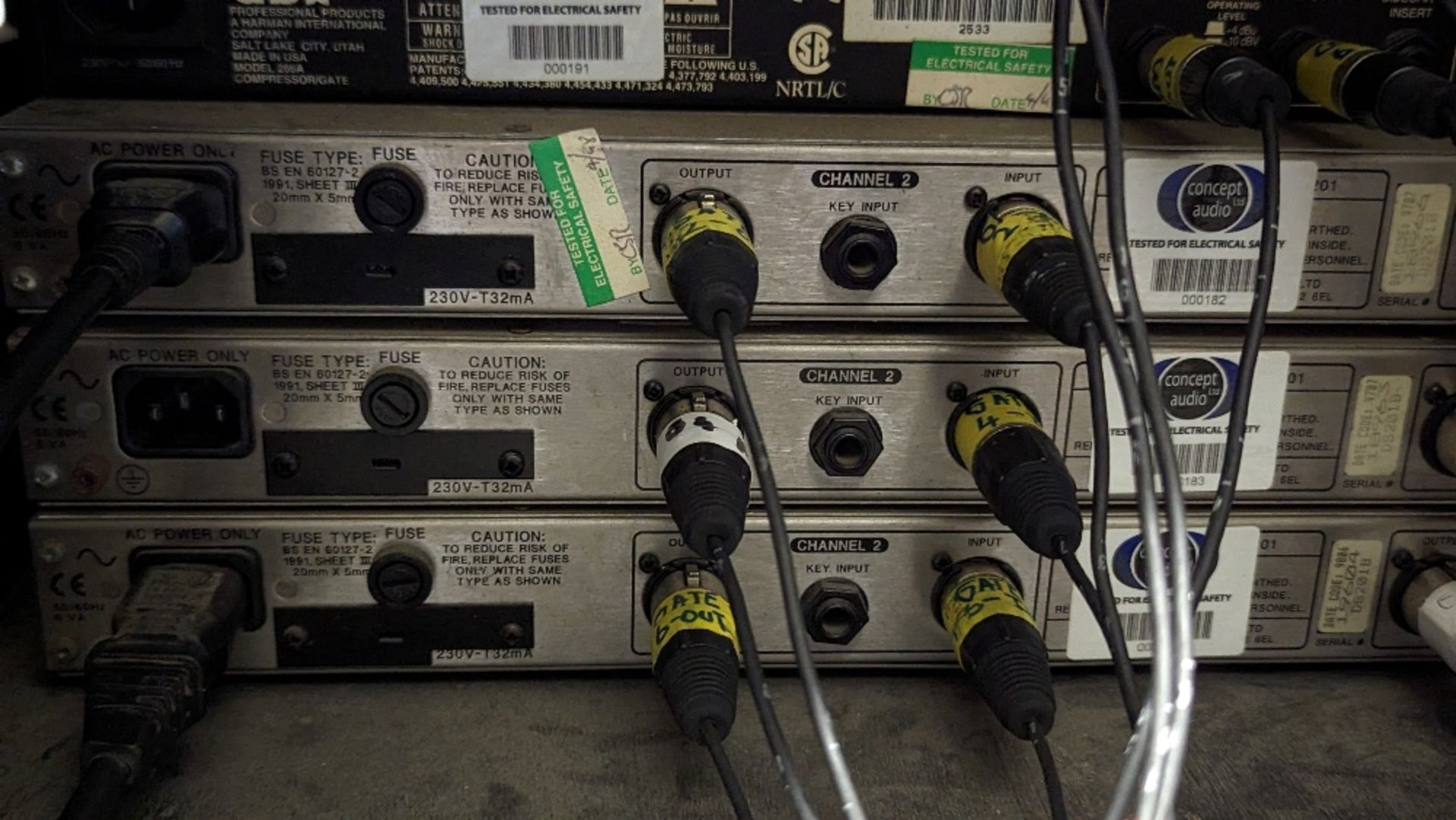 Audio Rack To Include: Furman, Yamaha, LA Audio & DBX Equipment - Image 8 of 9