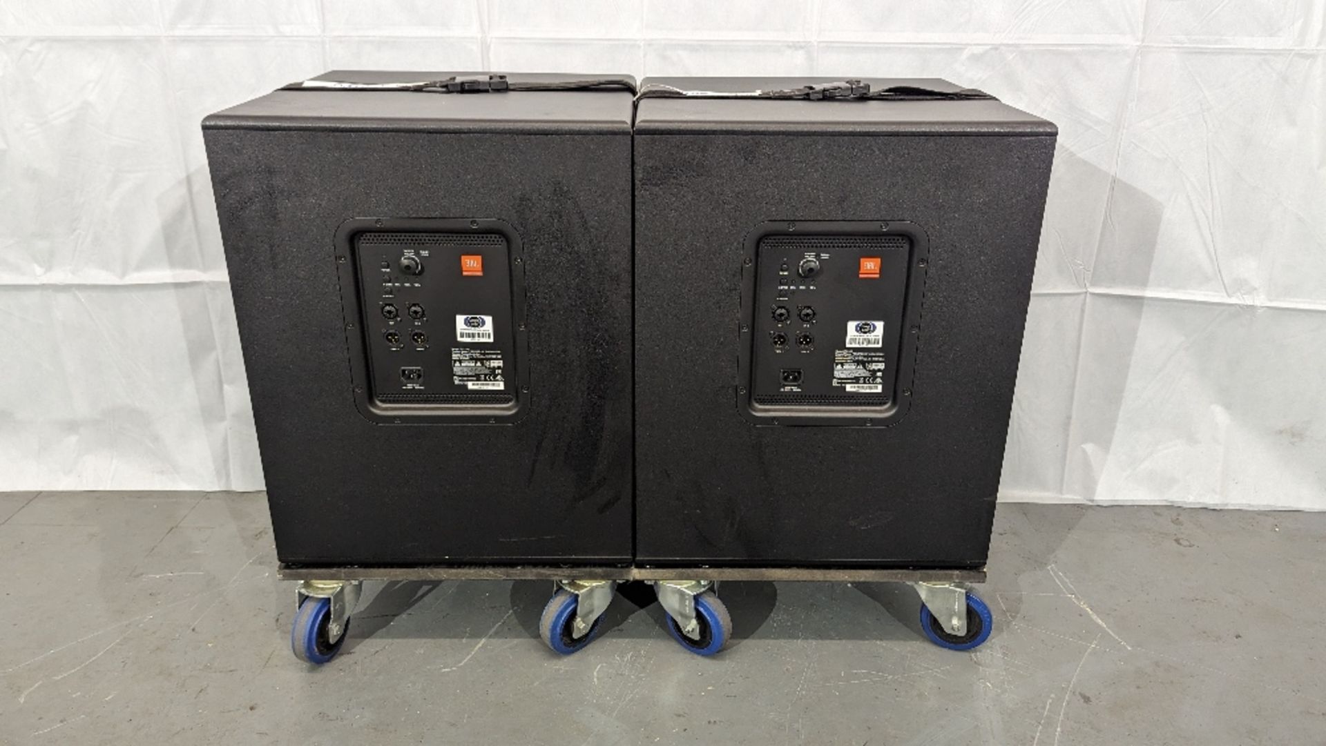 JBL PA Sound System - (2) JBL IRX112BT Speakers, (2) JBL IRX115 Subs & Associated Equipment - Image 3 of 8