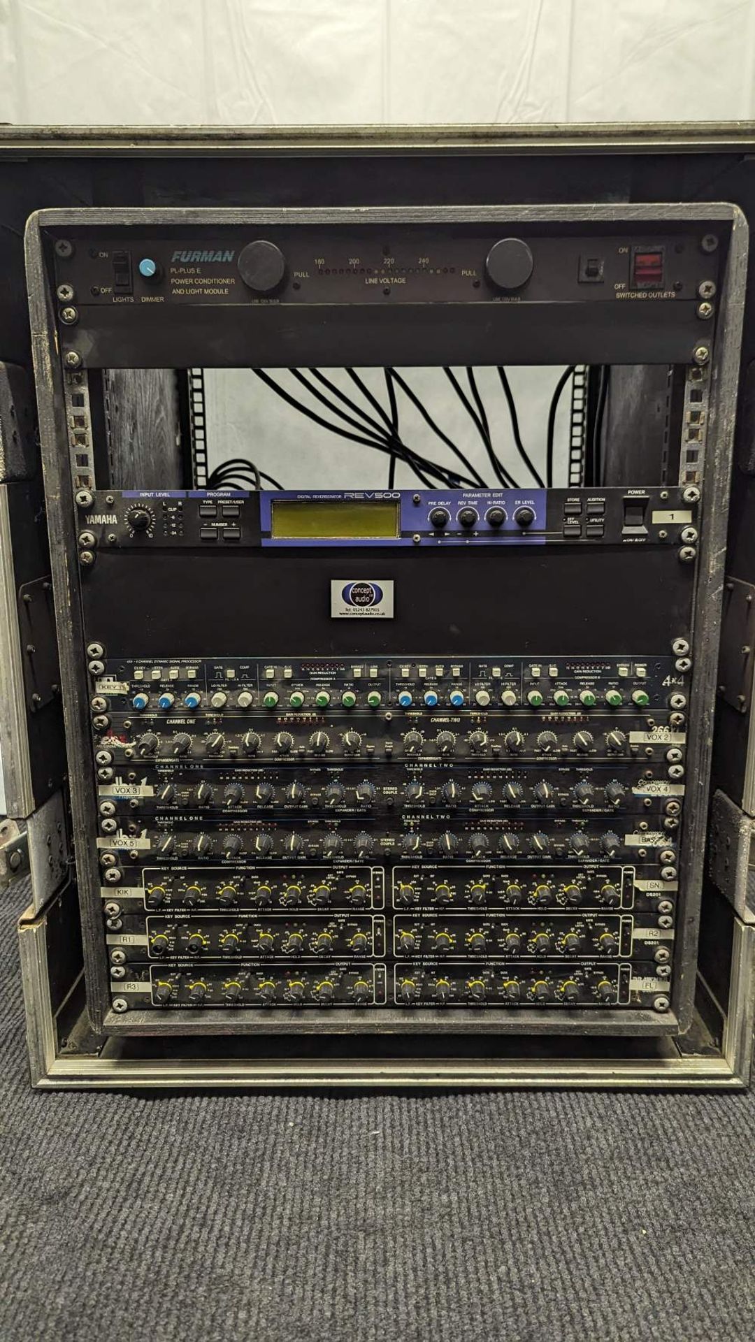 Audio Rack To Include: Furman, Yamaha, LA Audio & DBX Equipment - Image 2 of 9