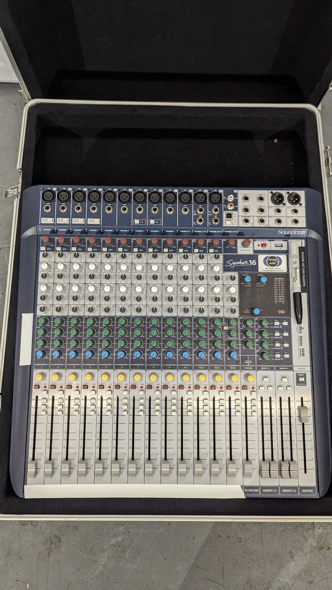 Soundcraft Signature 16 Analogue Mixing Desk Console - Image 2 of 4