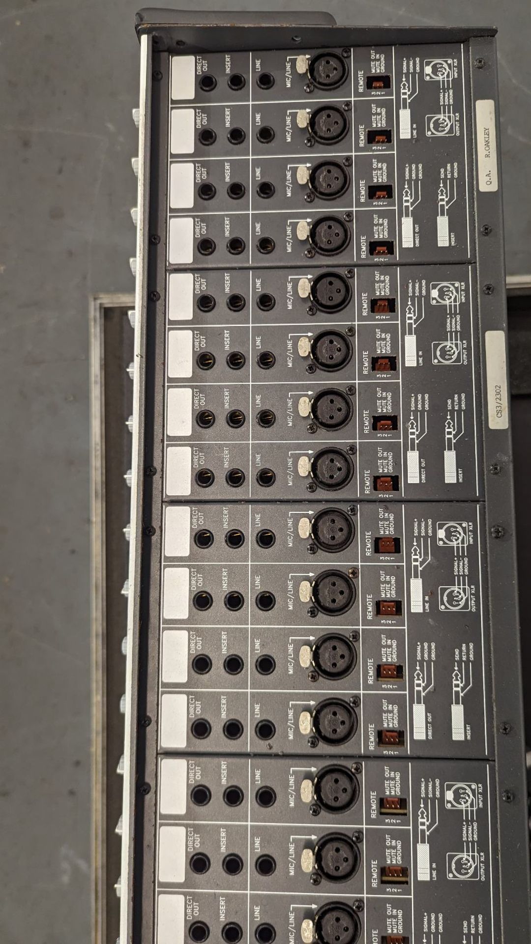 DDA CS3 Mixing Desk Console & (2) DDA PSU350 Power Supply's - Image 4 of 9