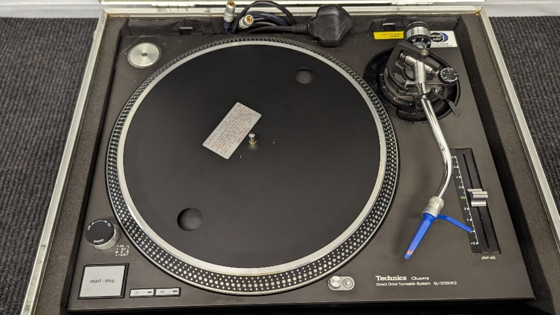 Technics SL1210 MK2 Turntable with Needles - Image 3 of 6