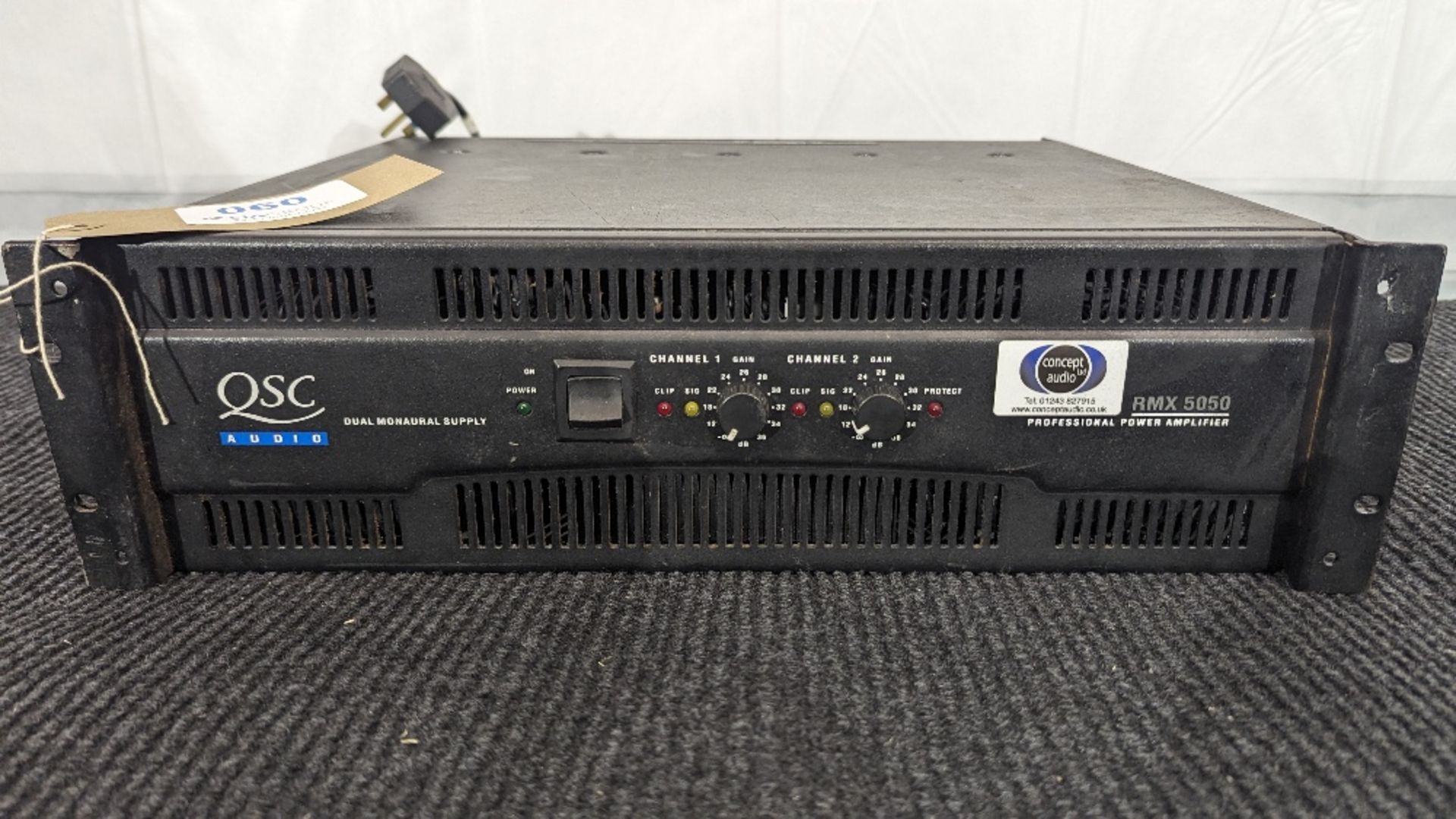 QSC Audio RMX5050 Dual-monaural Supply Power Amplifier - Image 2 of 4