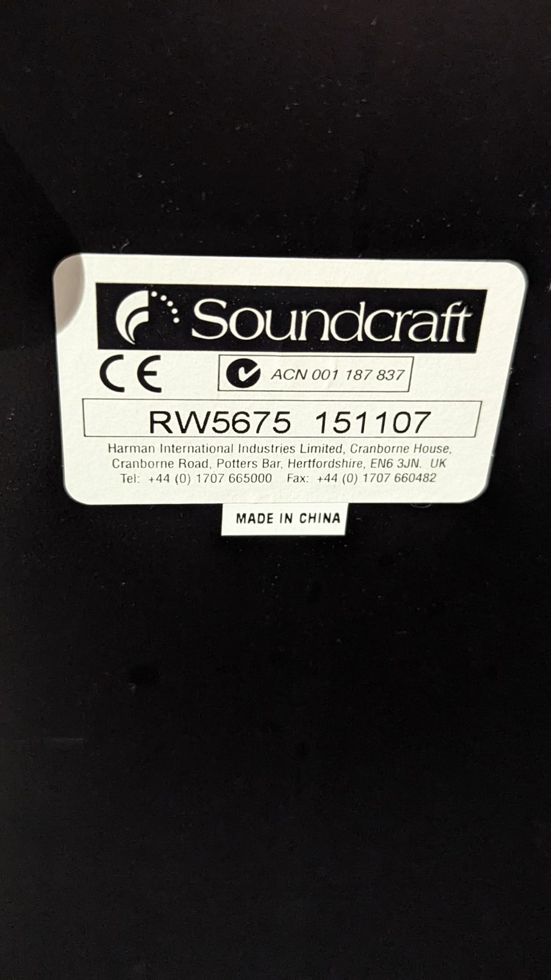 Soundcraft LX7ii Mixing Desk Console - Image 7 of 8