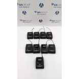 (9) Sennheiser EW300 G3 Belt Pack Transmitters