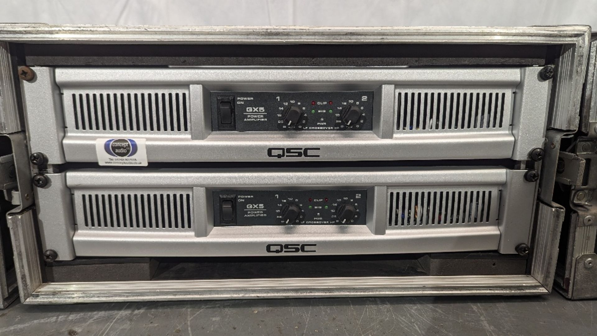 (2) QSC GX5 Power Amplifiers - Image 2 of 4