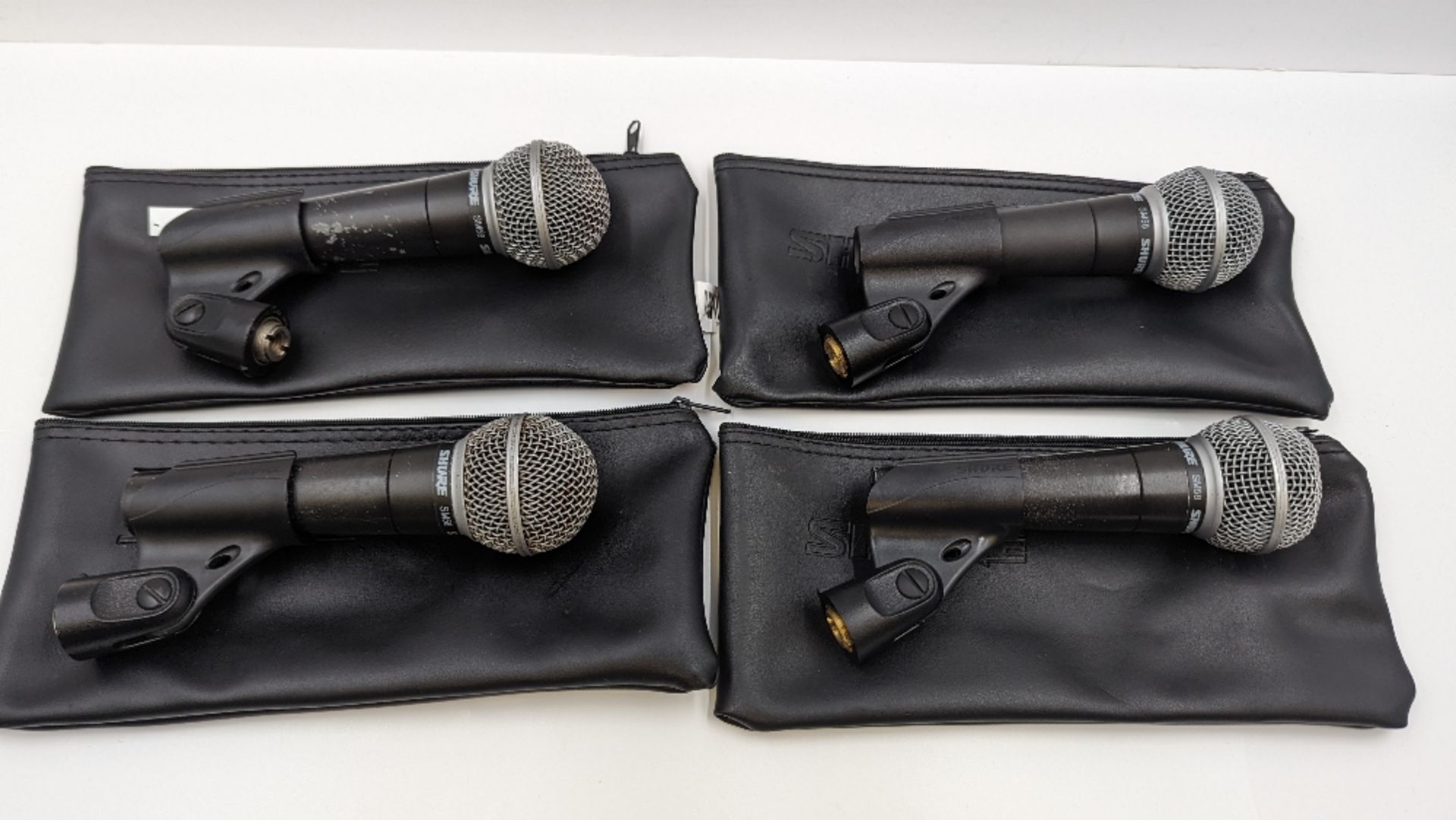 (4) Shure SM58 Dynamic Switch Microphones - Image 2 of 3