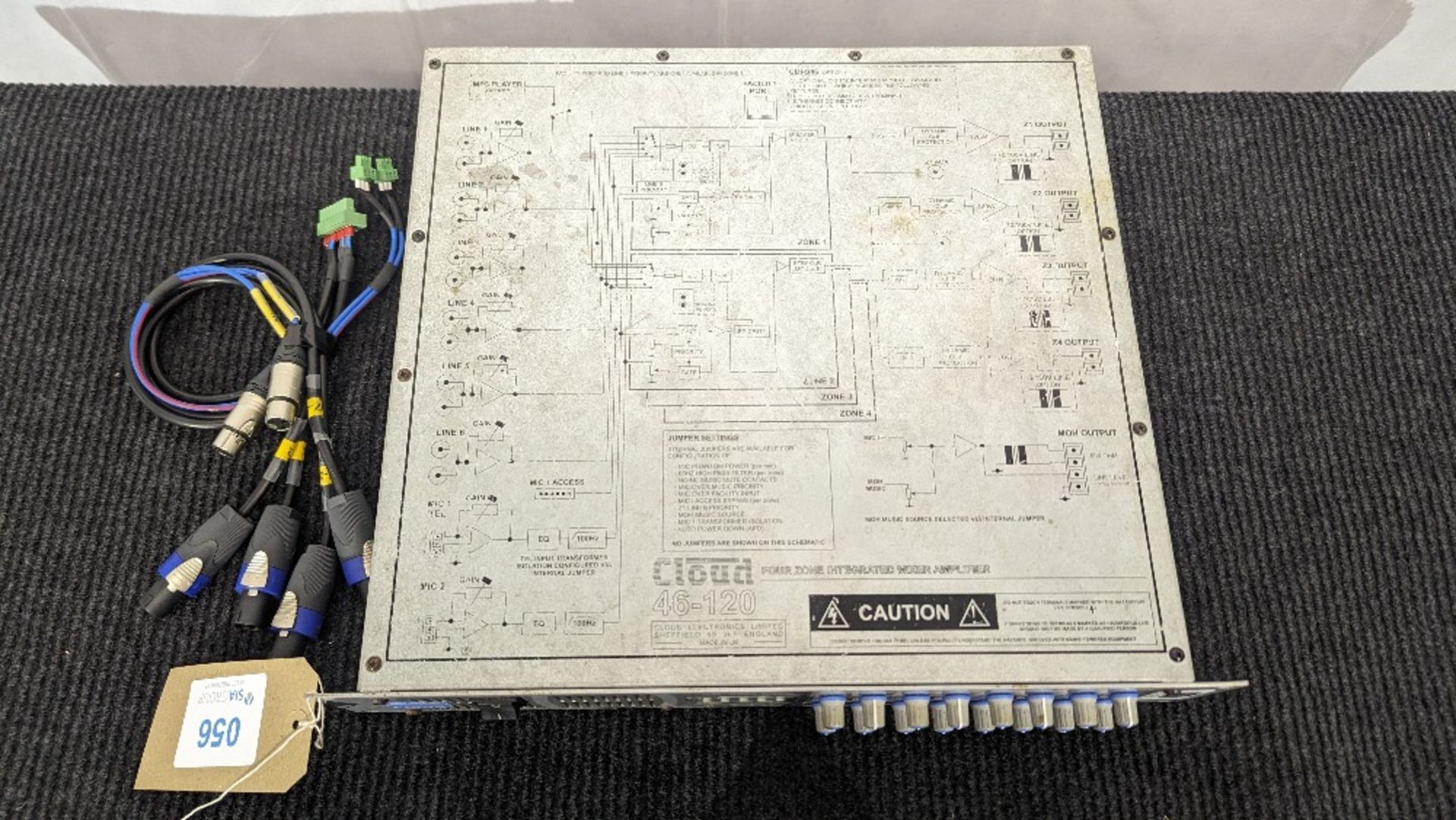 Cloud 46-120 Media 4-Zone 120W Integrated Mixer Amplifier - Image 3 of 4