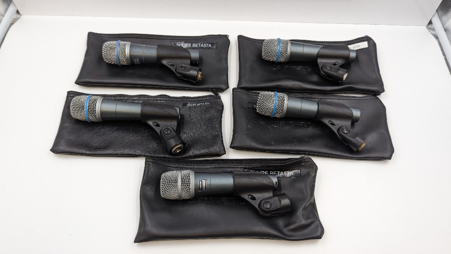 (5) Shure Beta 57A Dynamic Instrument Microphones - Image 3 of 3
