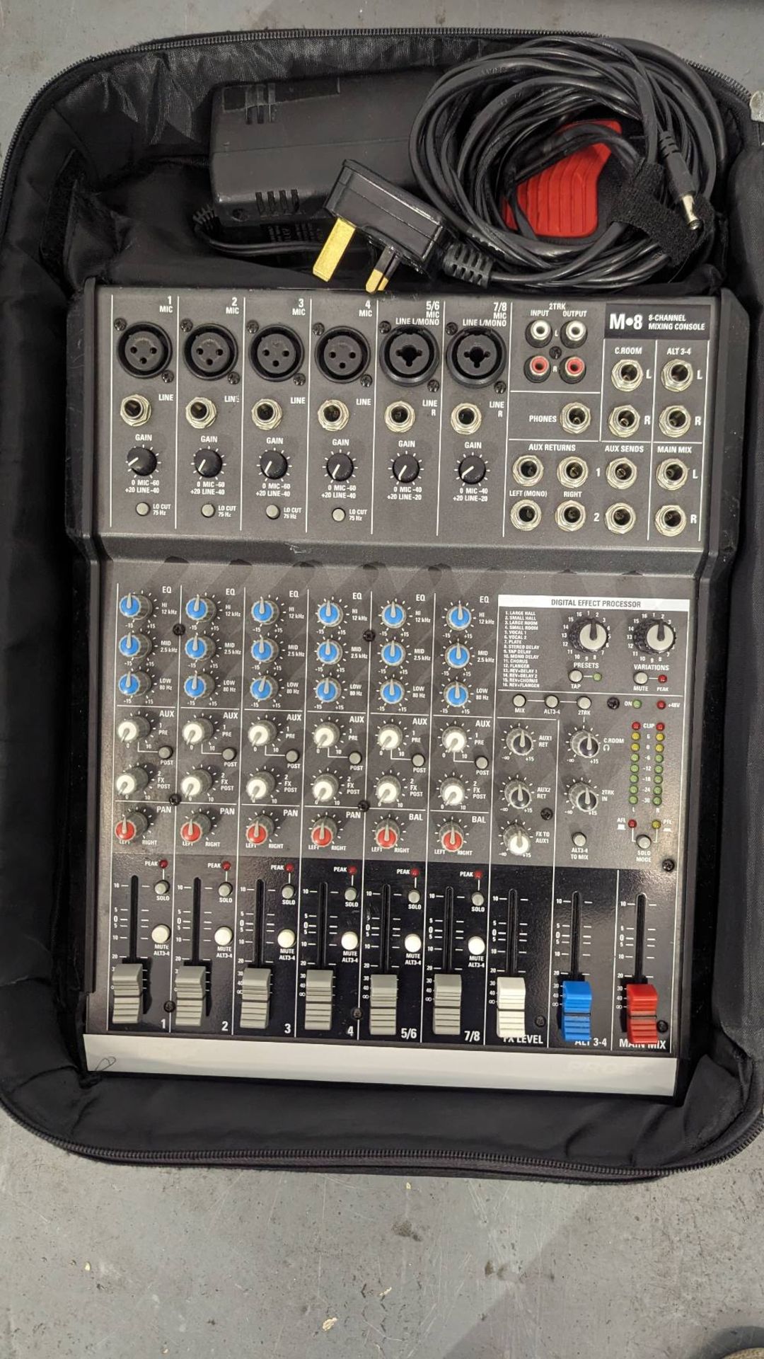 Proel M8 - 8 Channel Mixing Console - Image 2 of 5