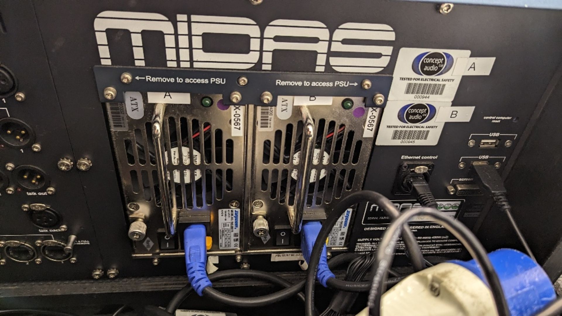 Midas Pro 2C Live Audio System Mixing Desk Console & Midas DL251 Digital Stage Box - Image 5 of 11