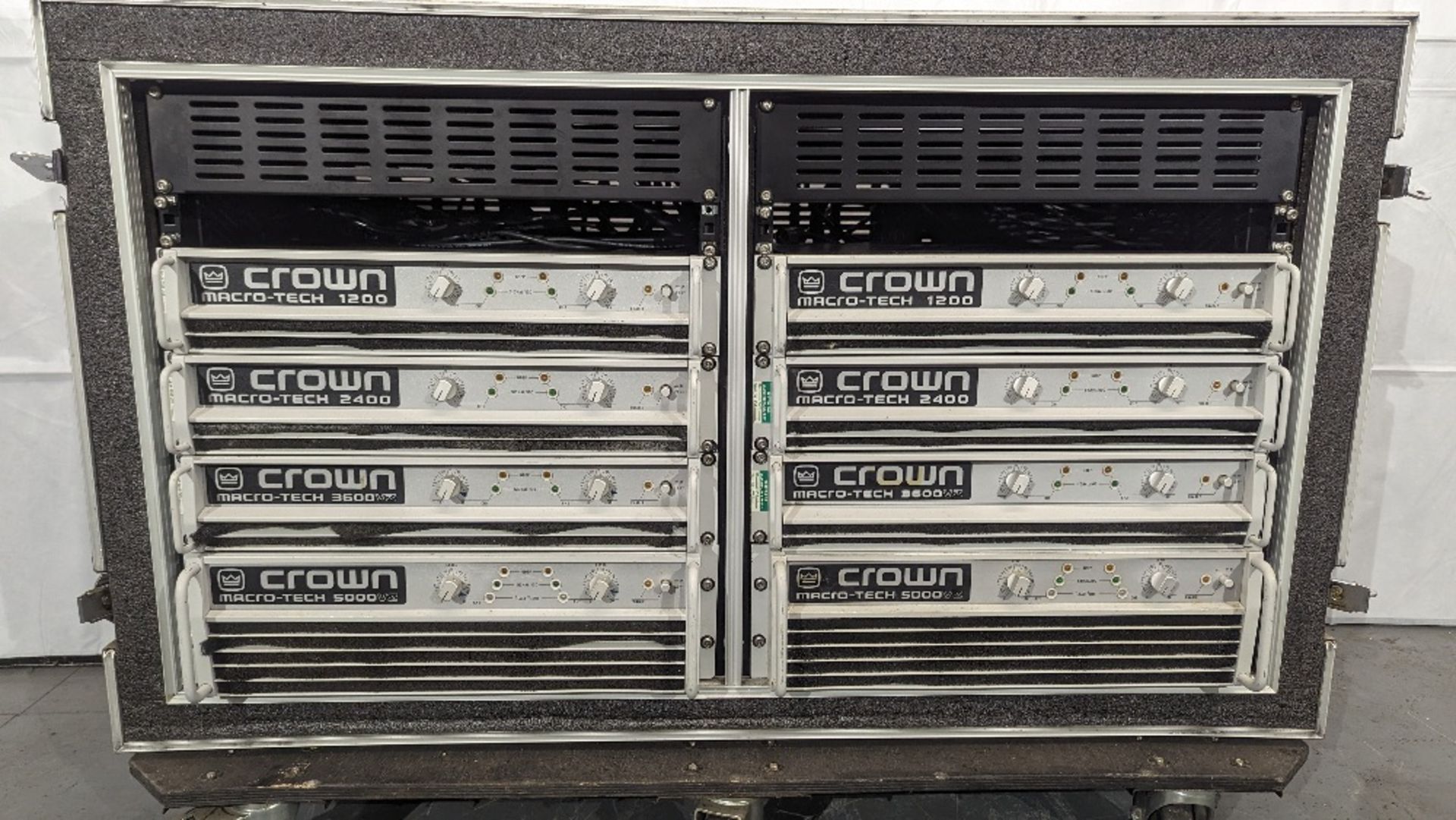 Amplifier Rack - To Include: (8) Crown Macro-Tech Power Amplifiers - Image 2 of 7