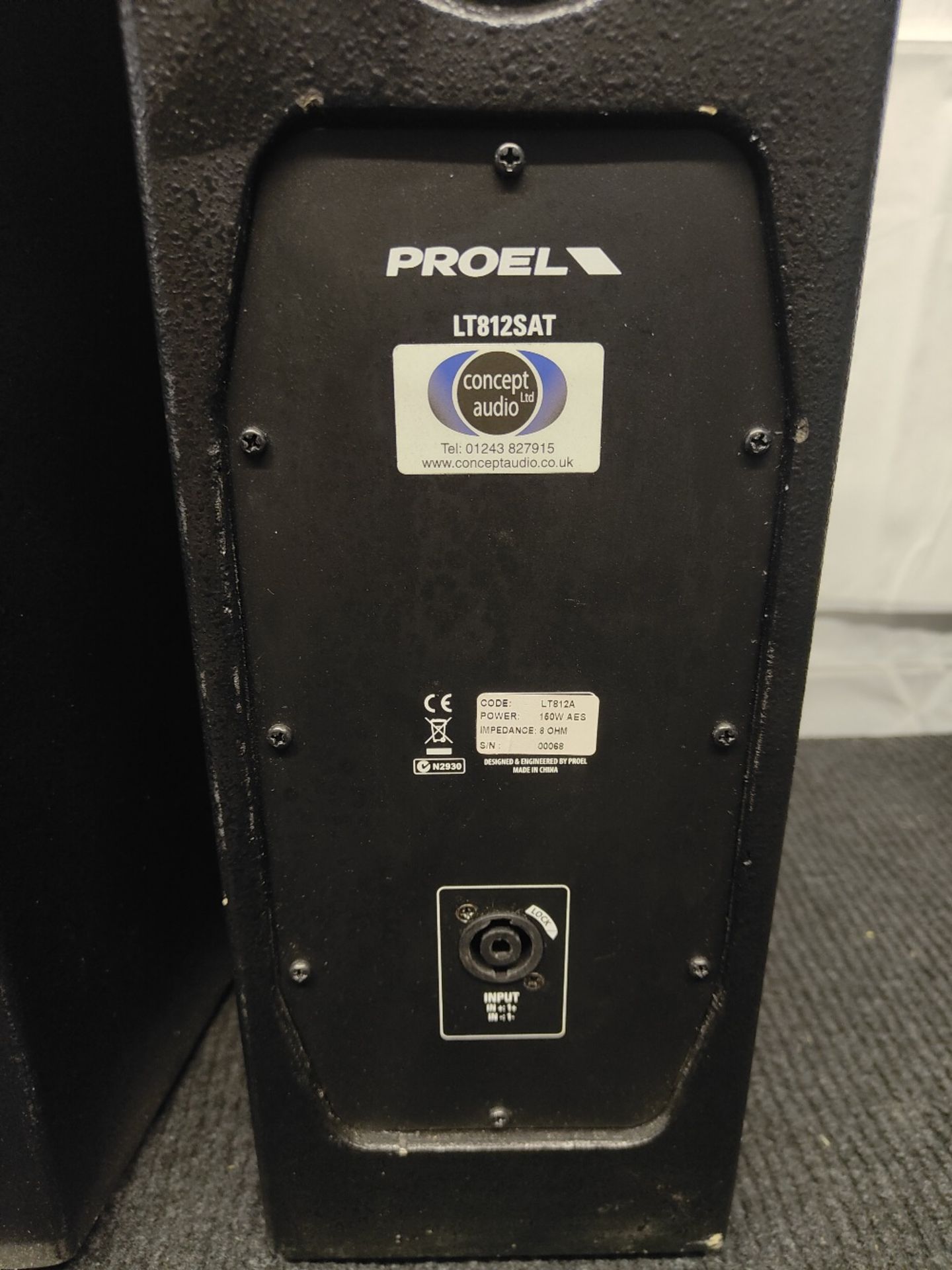 (2) Proel LT812SAT Speakers - Image 5 of 5