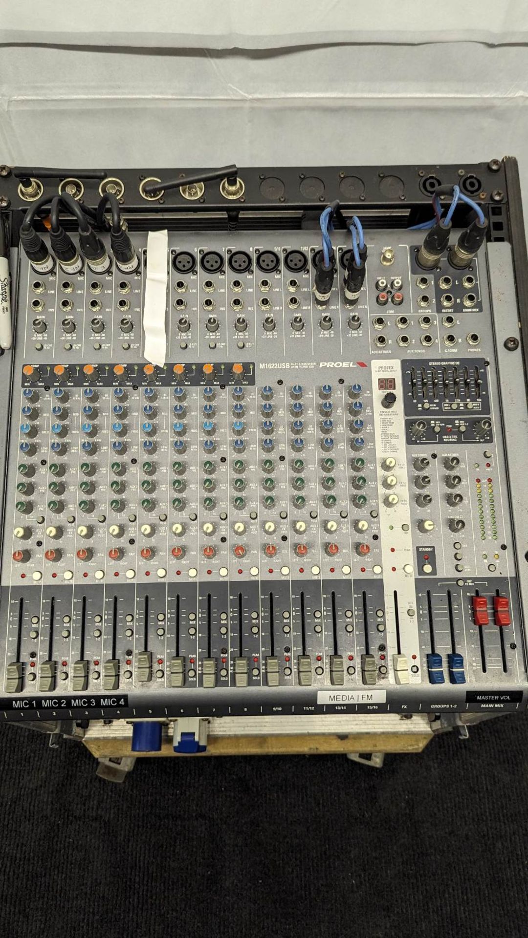 Audio Rack Mixing Desk Console - To Include: Proel, Denon, Sennheiser, MC2 & EMO Systems Equipment - Image 2 of 5