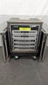 Amplifier Rack - To Include: (5) QSC Amplifiers & (1) BSS Soundweb 9088 Network Signal Processor