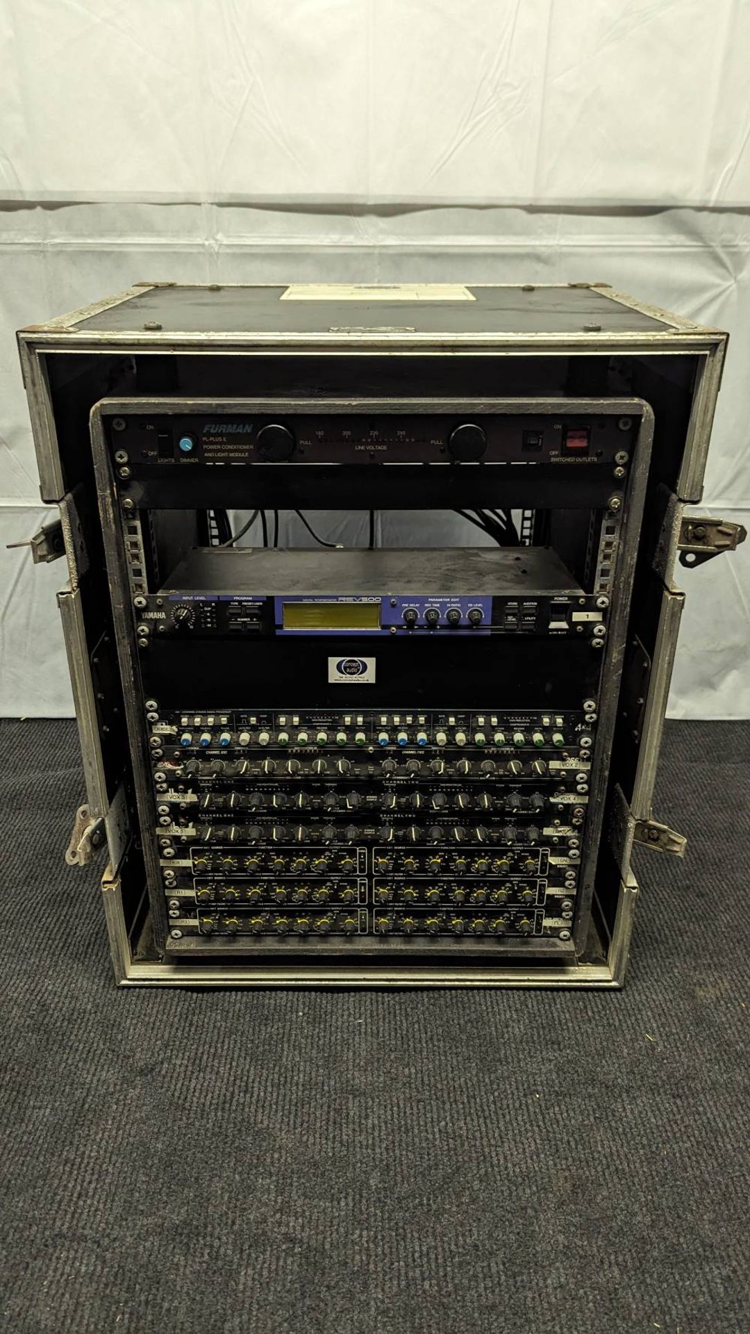 Audio Rack To Include: Furman, Yamaha, LA Audio & DBX Equipment